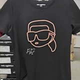 [S] KARL LAGERFELD BLACK/RED IKONIK KARL T-SHIRT, L6WHBB88-BRD (SKL1687)