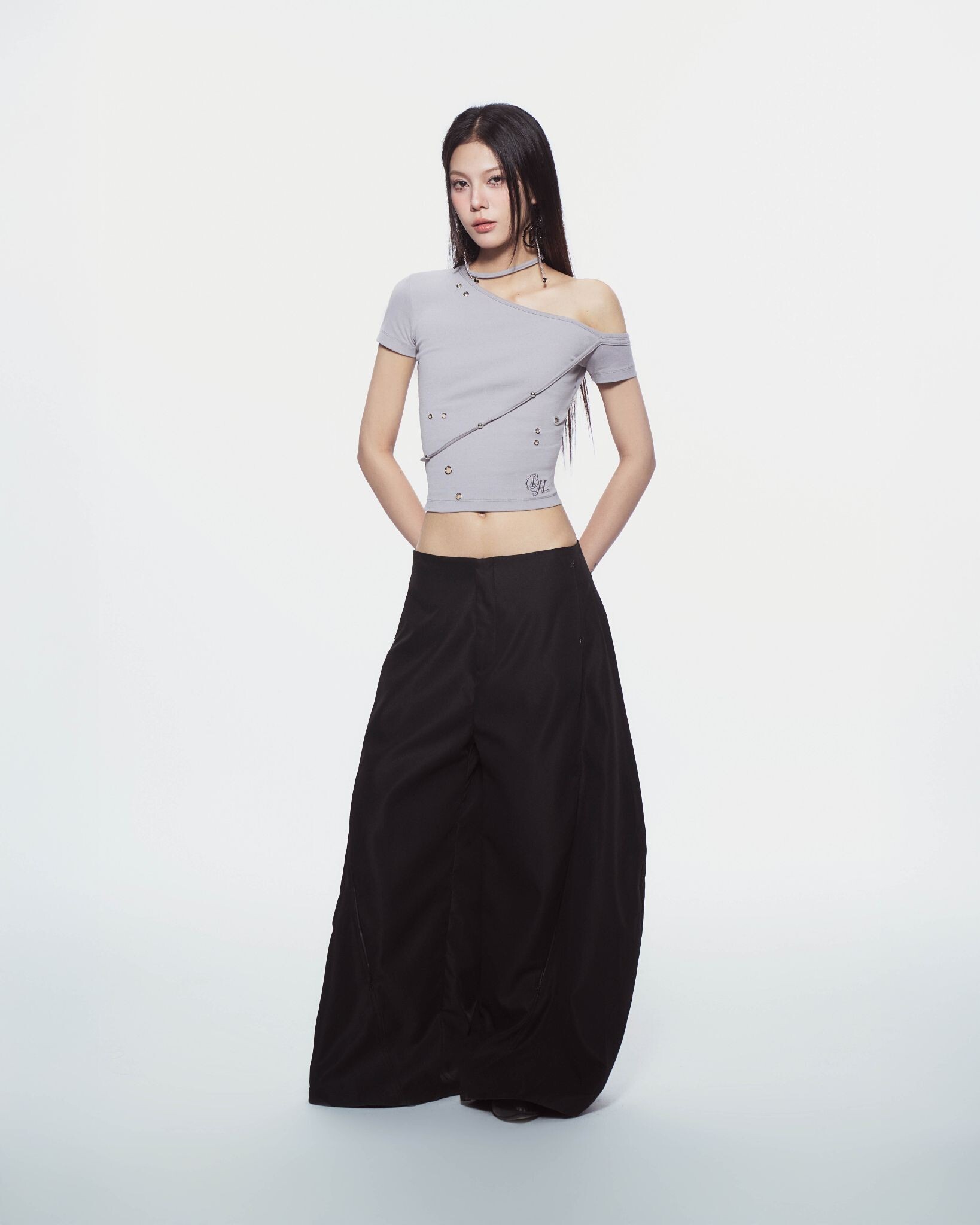 BUNNYHILL SLUDOVIC PANTS 低腰寬版長褲