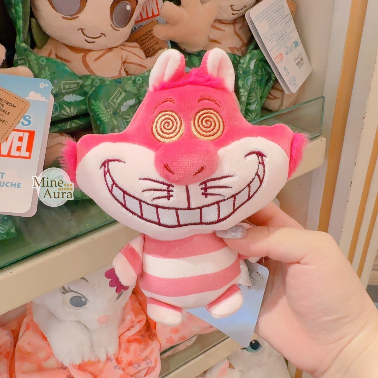 柴郡貓 The Cheshire Cat 妙妙貓 大頭 娃娃 玩偶 愛麗絲夢遊仙境 Alice in Wonderland -香港迪士尼樂園