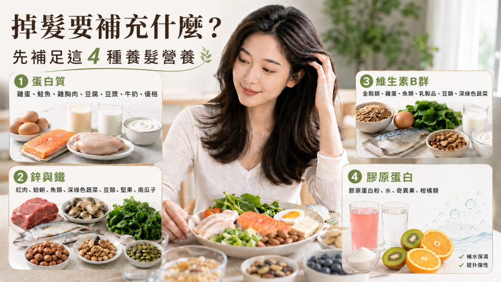 掉髮要補充什麼？