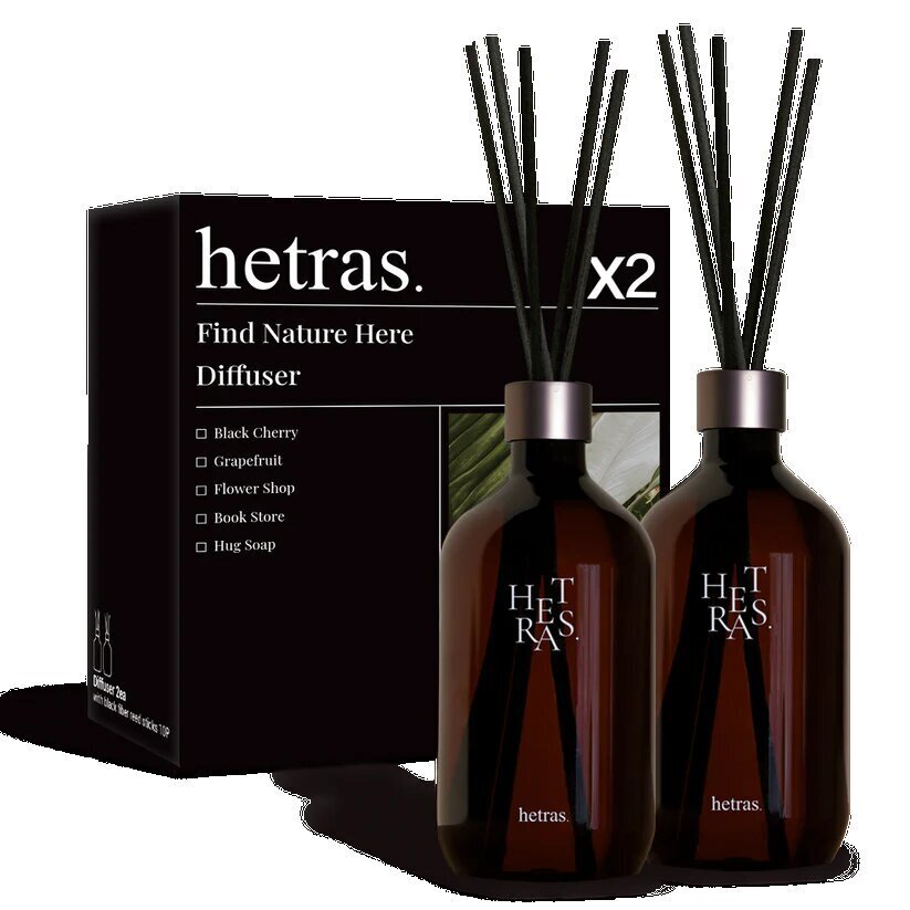 Hetras 室內高級擴香瓶 500ml*2件裝