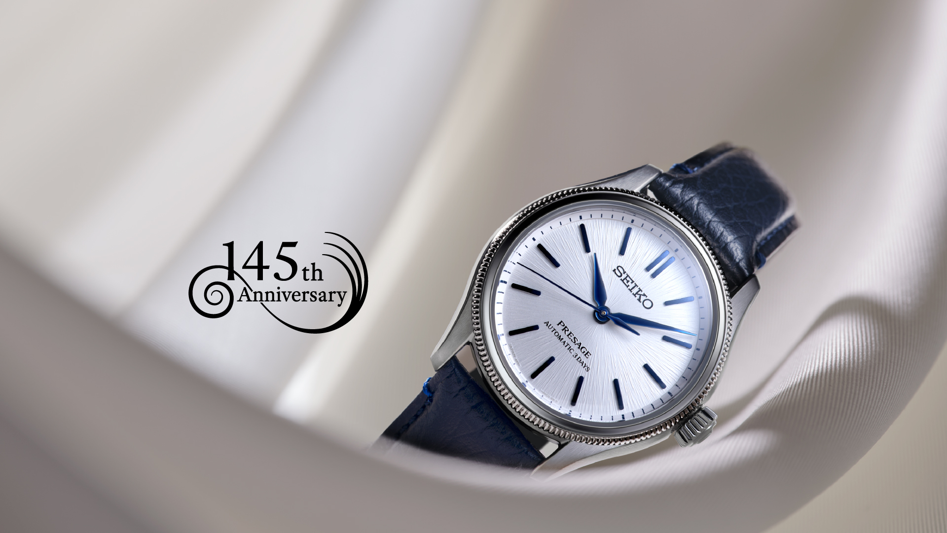 Seiko 精工 Presage 145th Anniversary Limited Edition Mechanical leather strap HCC004J / HCC004 , 145週年限量版機械表皮錶帶