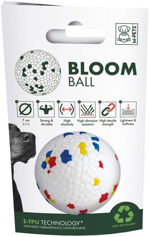 M-Pets 狗玩具．BLOOM 寵物玩具球 混色