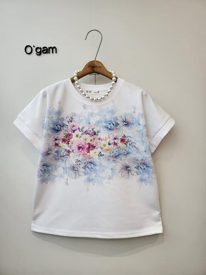 ogam牌子lace 花圖案top~169AY