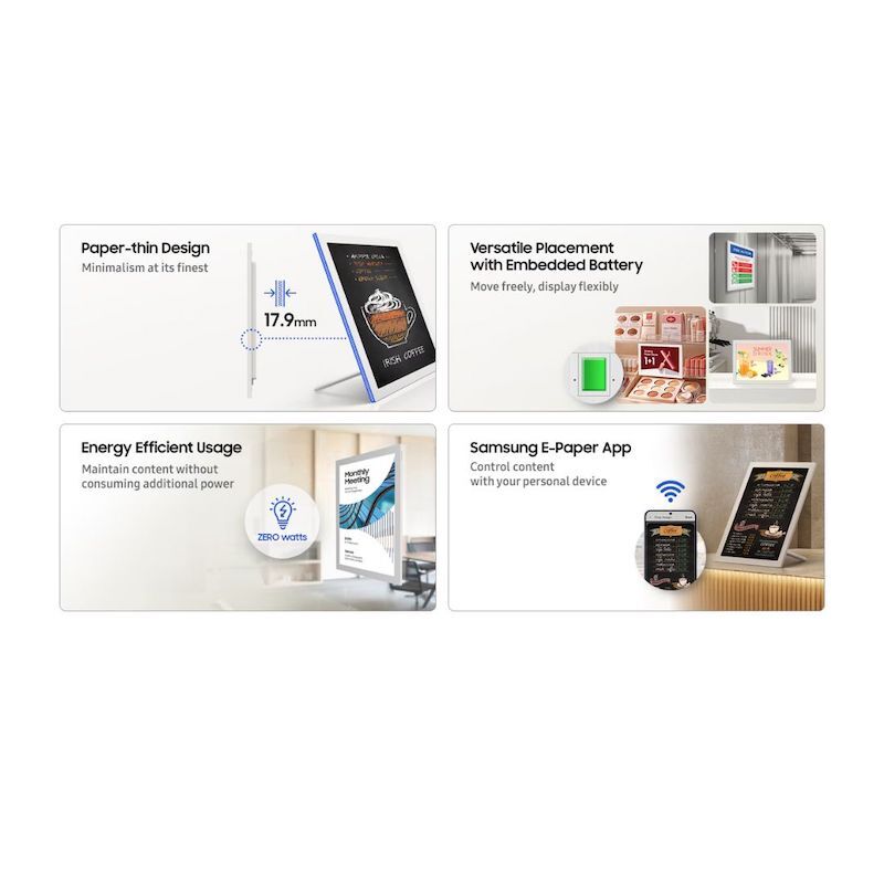 DTSL_Samsung 13 inch Color E-paper_Highlights
