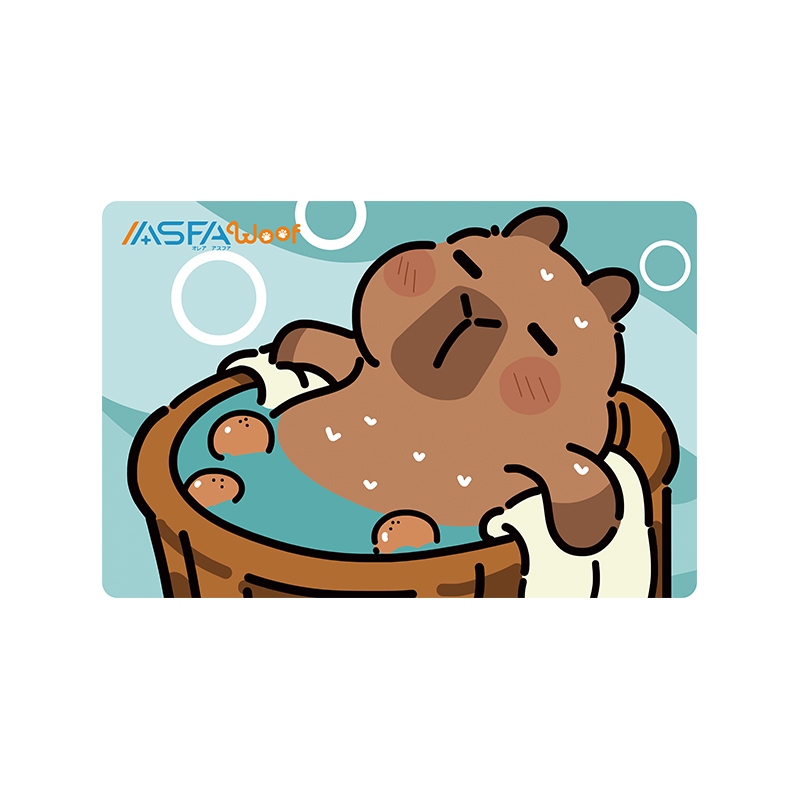 ASFAWoof 硅藻防滑吸水軟墊（卡皮巴拉浴缸造型）
