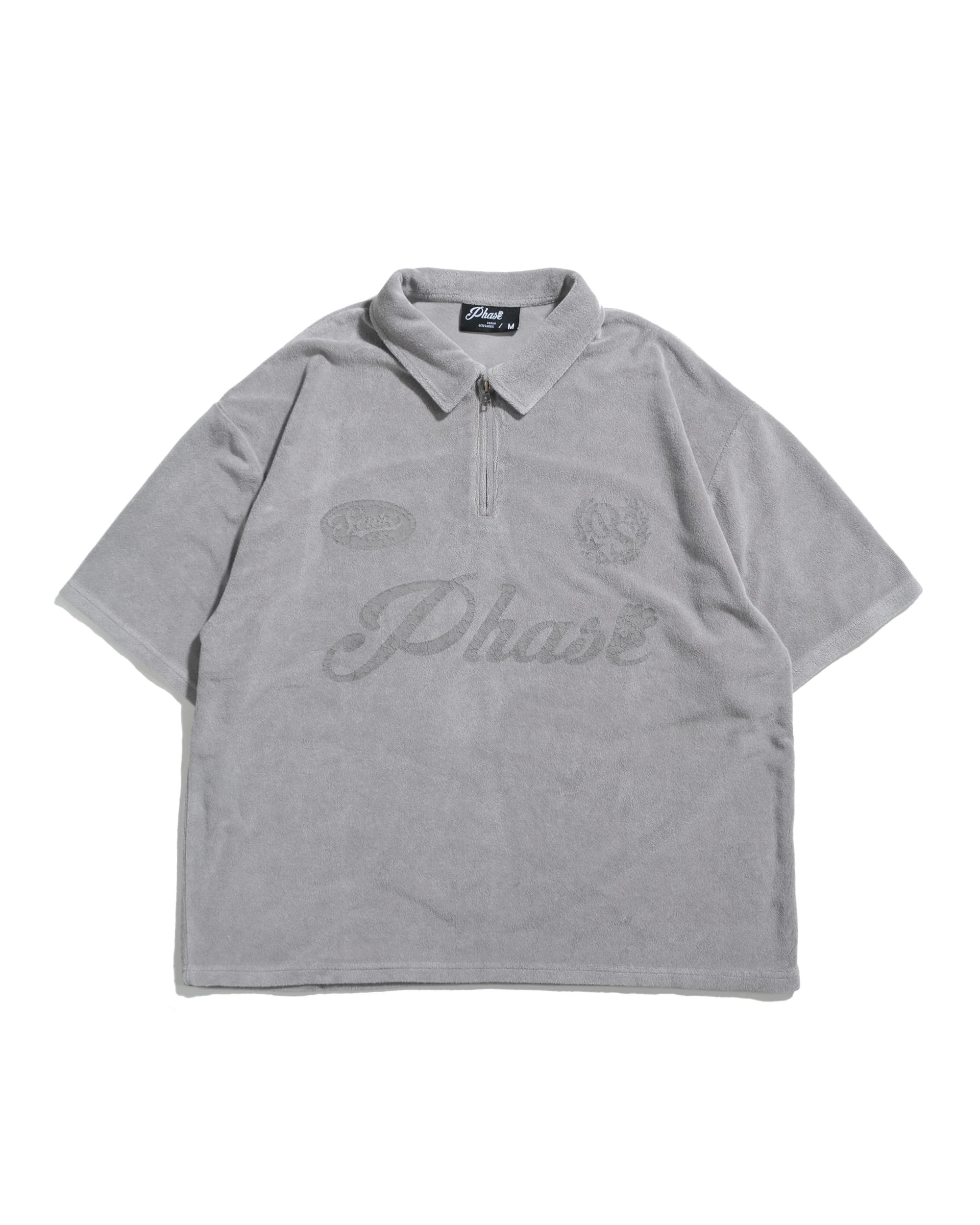 Octo x Sense Phase Zip Polo - Grey | S26-OS-T2