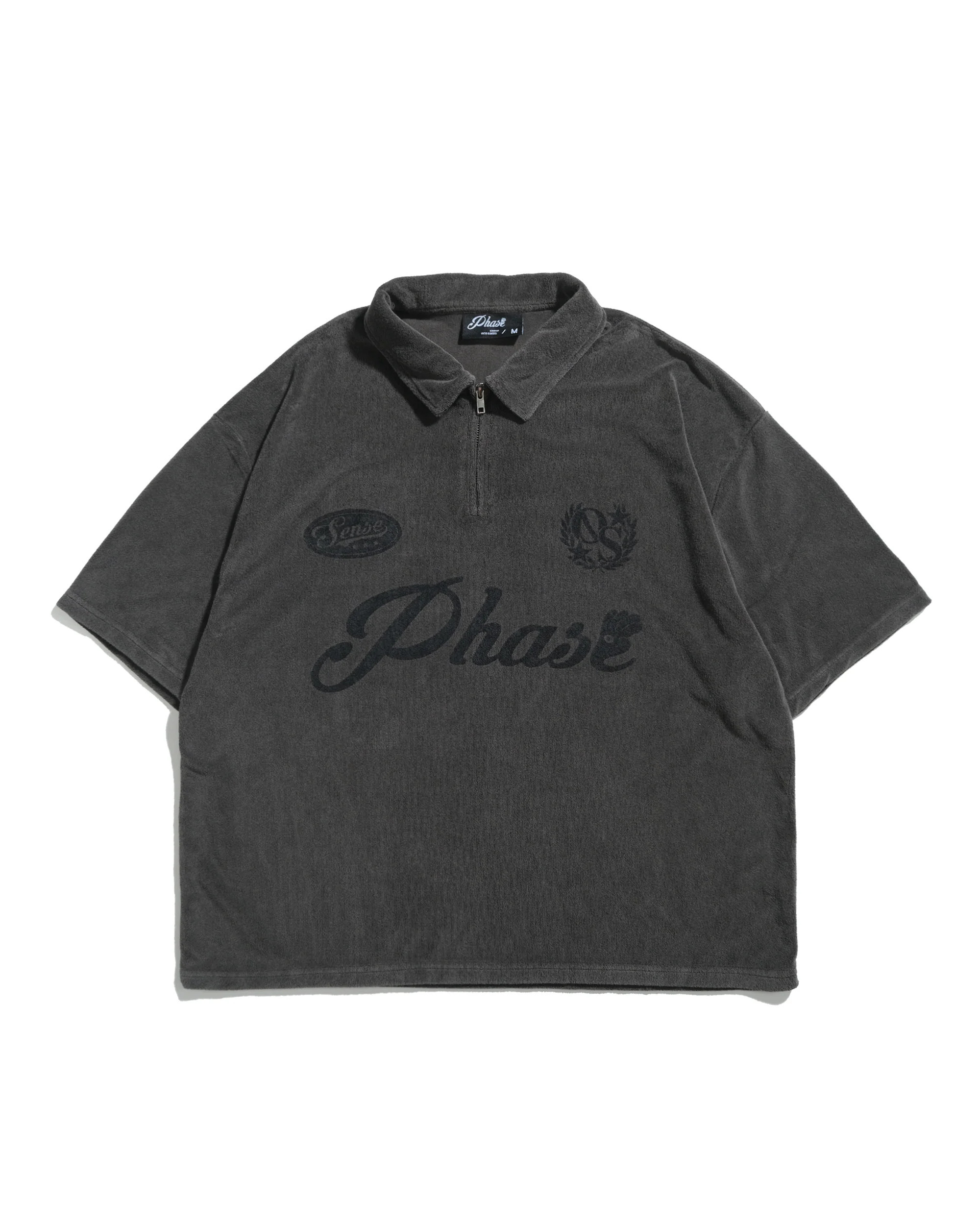 Octo x Sense Phase Zip Polo - Black | S26-OS-T2
