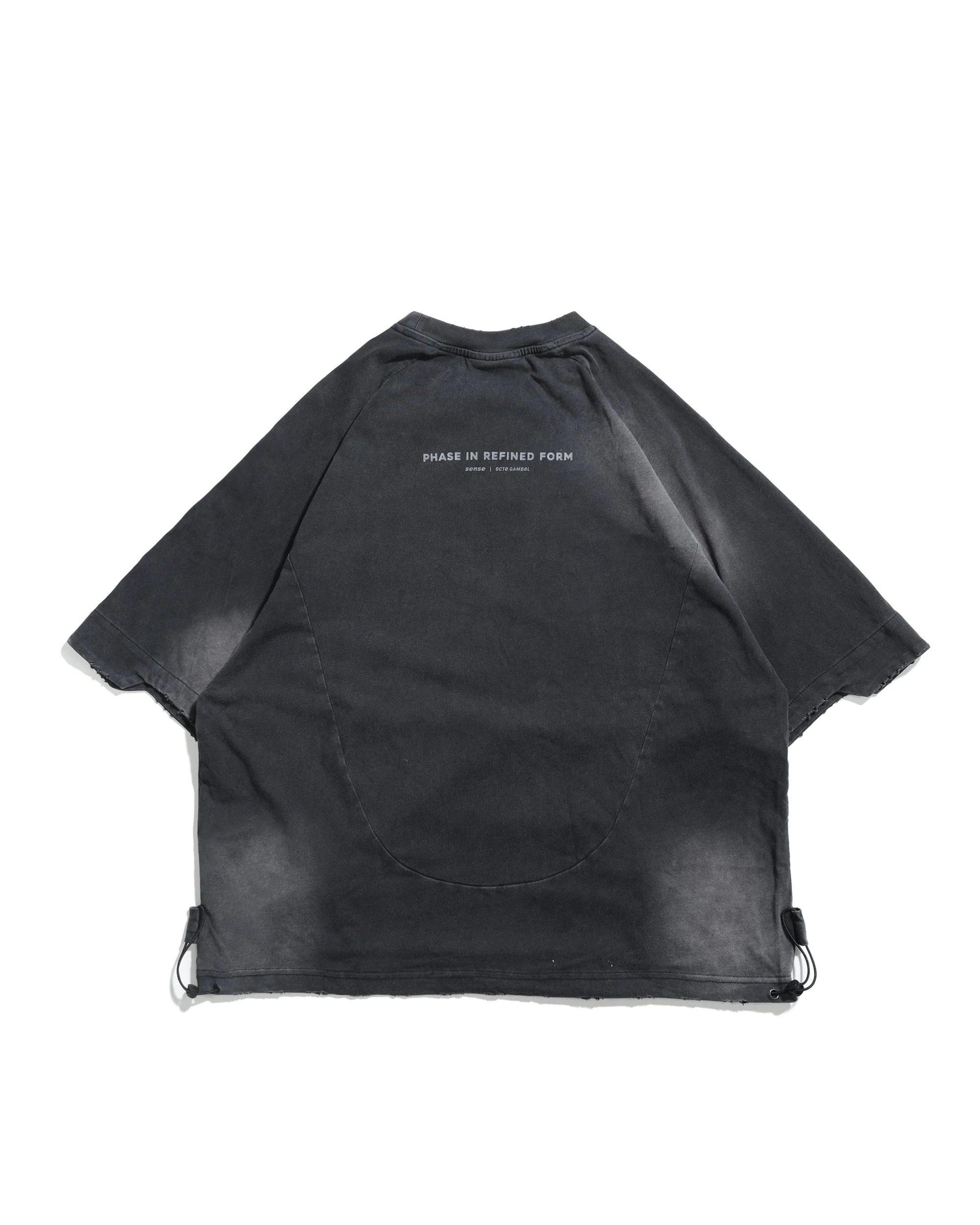 Octo x Sense Phase Washed Tee - Black | S26-OS-T1