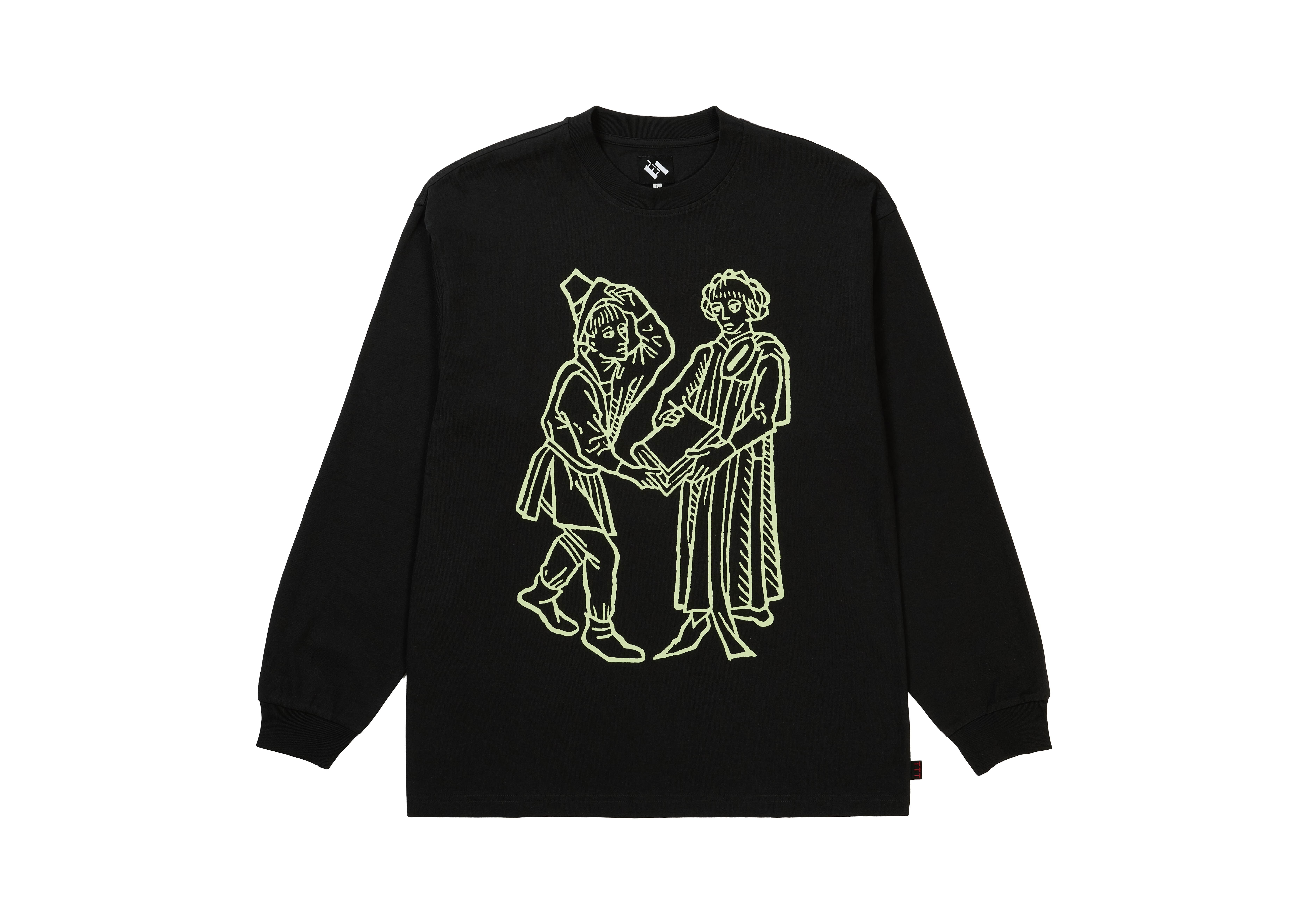 TTT BASTARDA GLOW IN THE DARK LONGSLEEVE BLACK