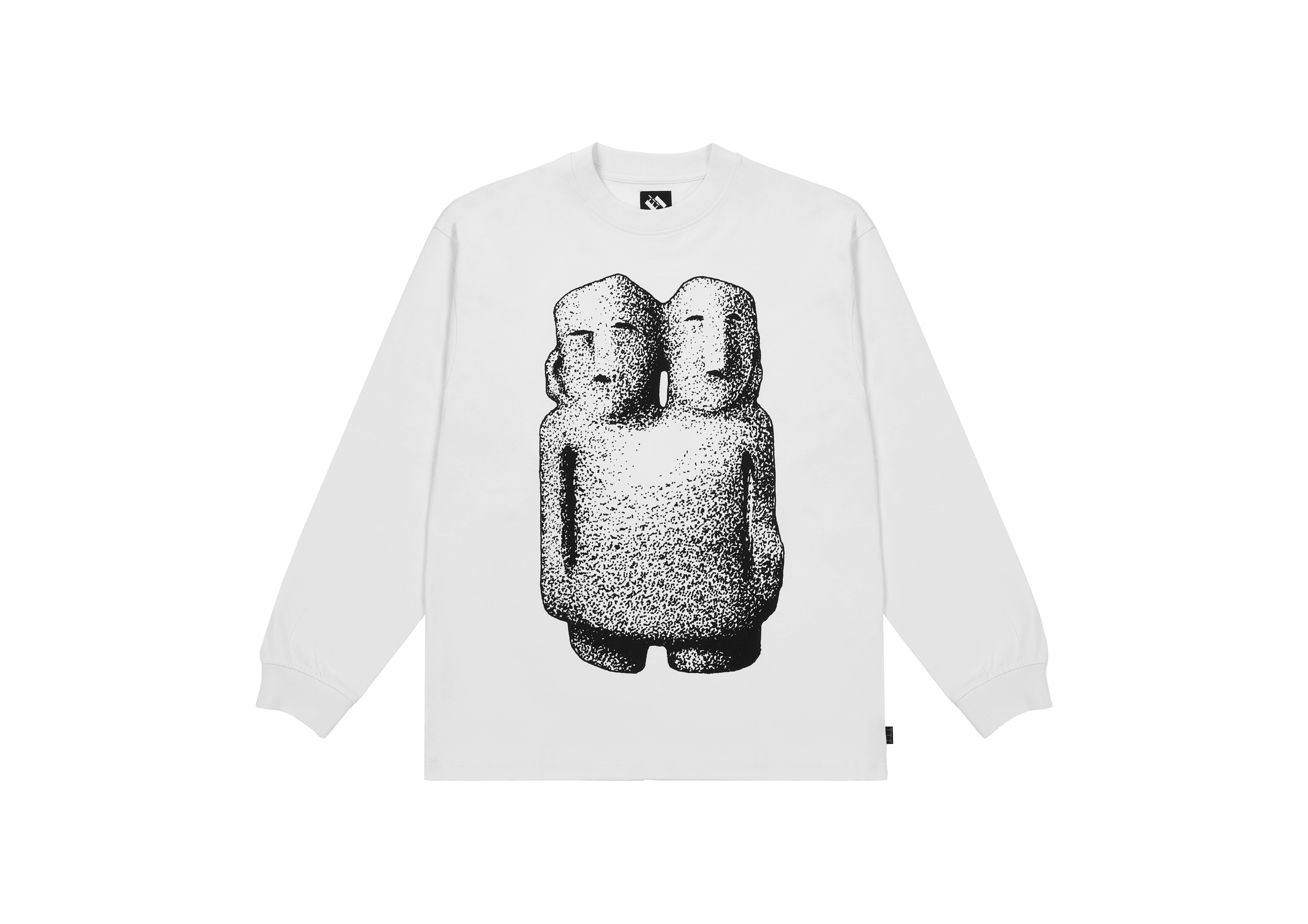TTT DOUBLE HEADED LONGSLEEVE WHITE