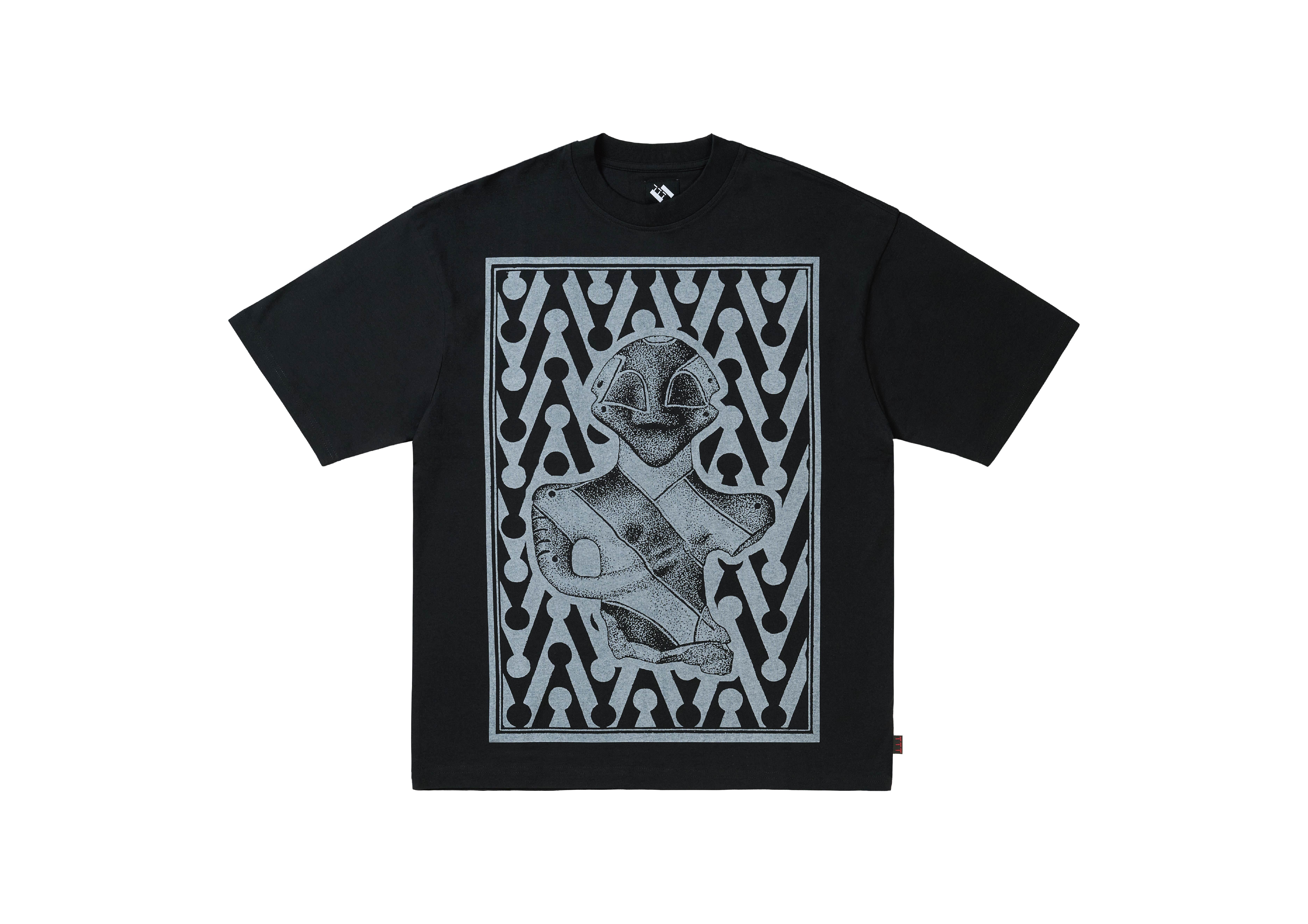 TTT COMBO CHEVRON T-SHIRT BLACK