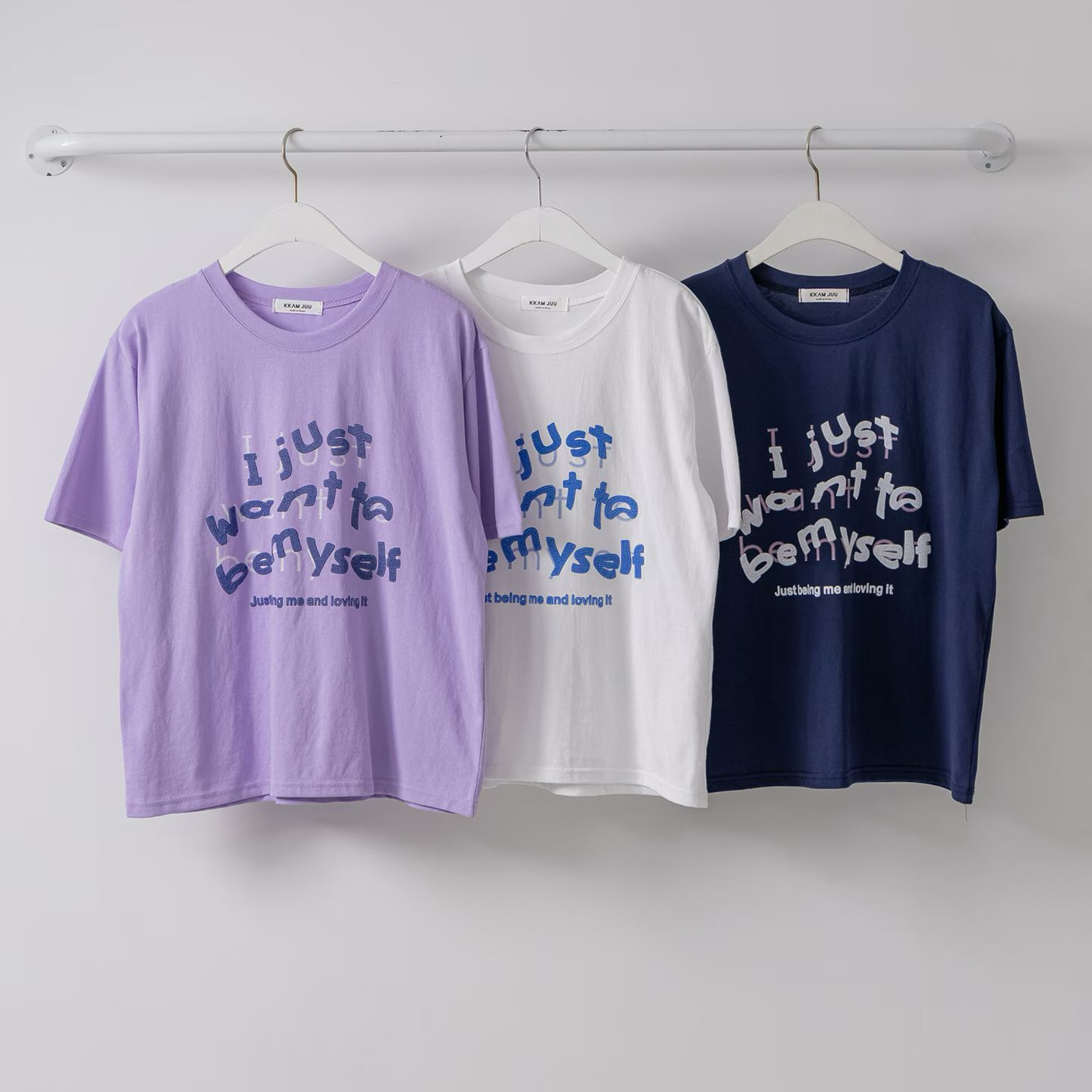 🔴【韓國連線】雙層英文印字TEE (A23-A25)