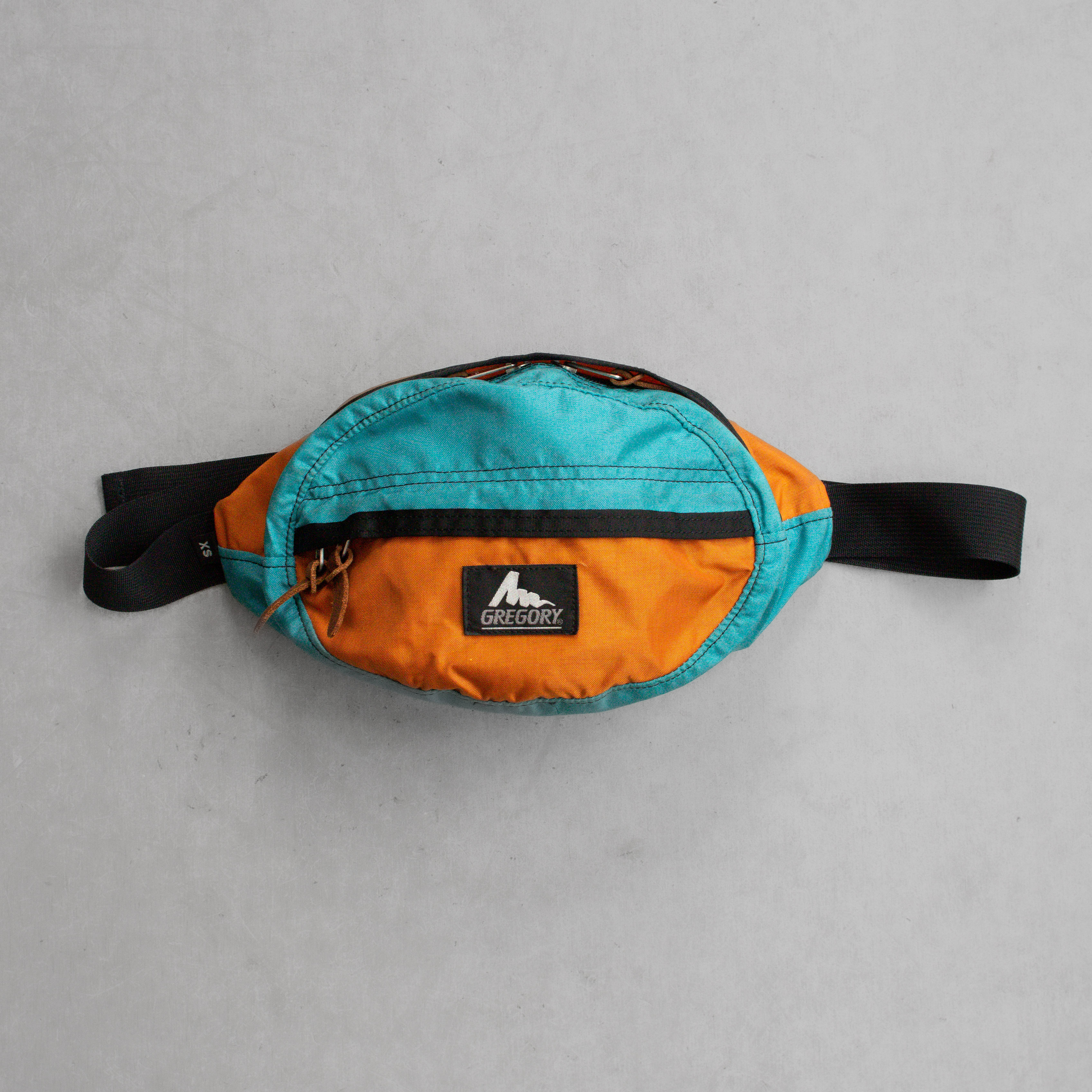 VINTAGE GREGORY TAILMATE XS 美國製 綠橘 登山 運動 斜肩 腰包