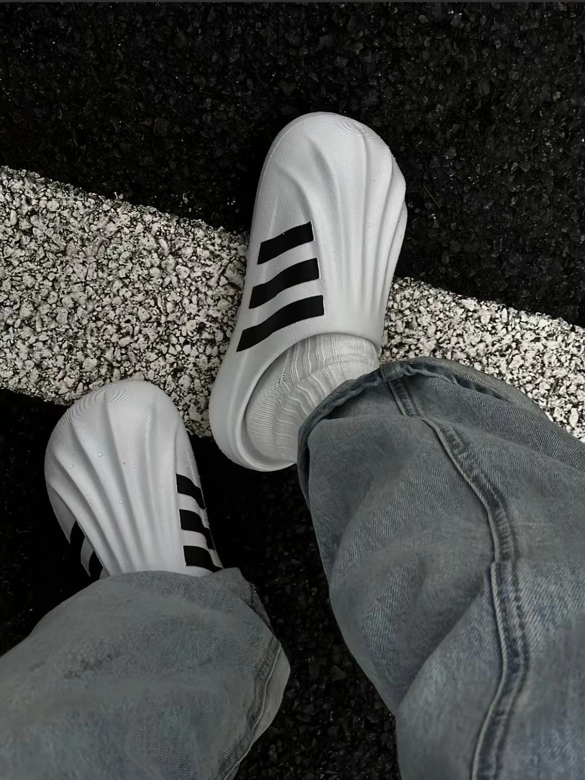 (預購）Adidas Originals Superstar 懶人貝殼拖鞋 包頭 厚底 愛迪達