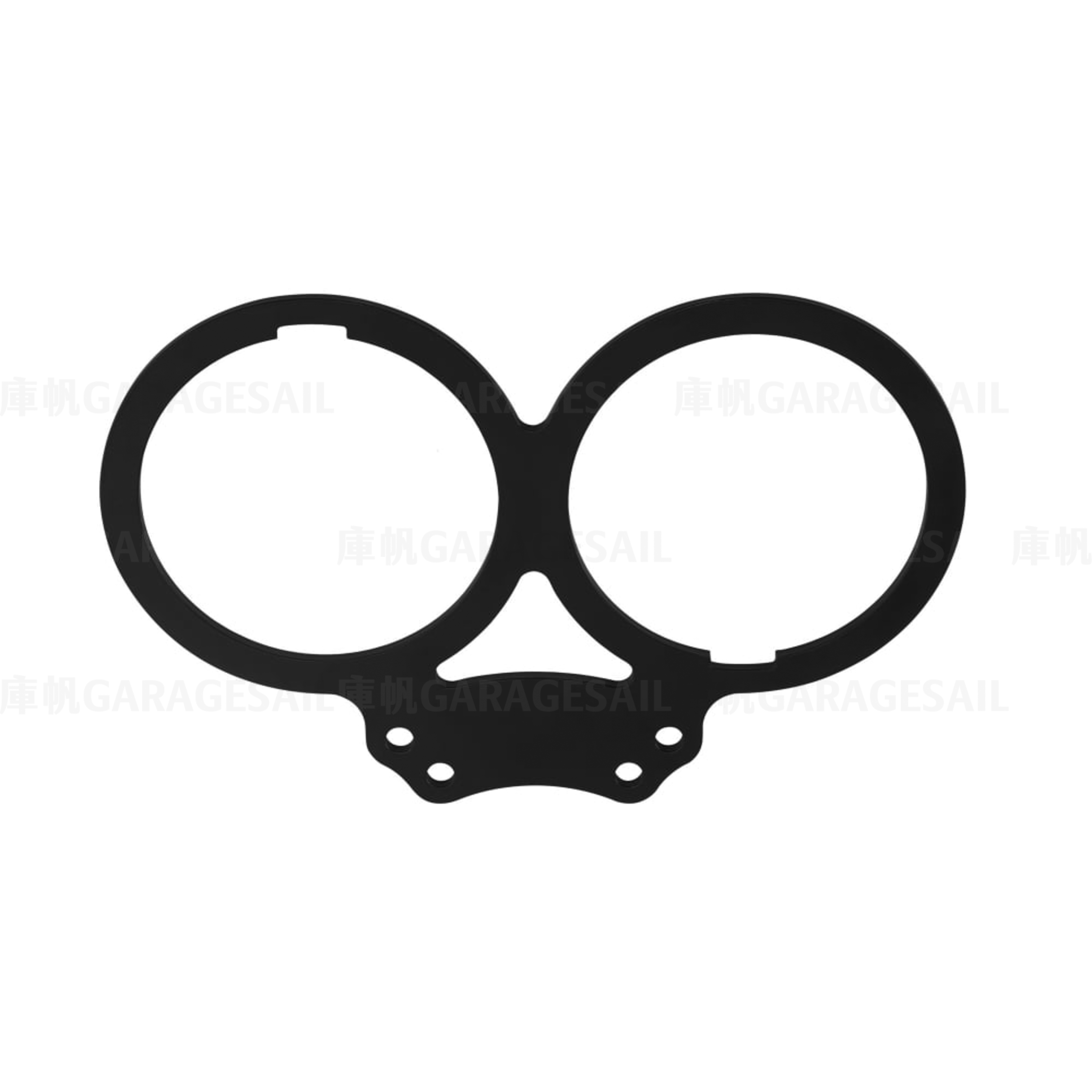 Motone AC Lay Flat Dash - Guage - Speedo/Tacho Clock Mount Bracket - VDO