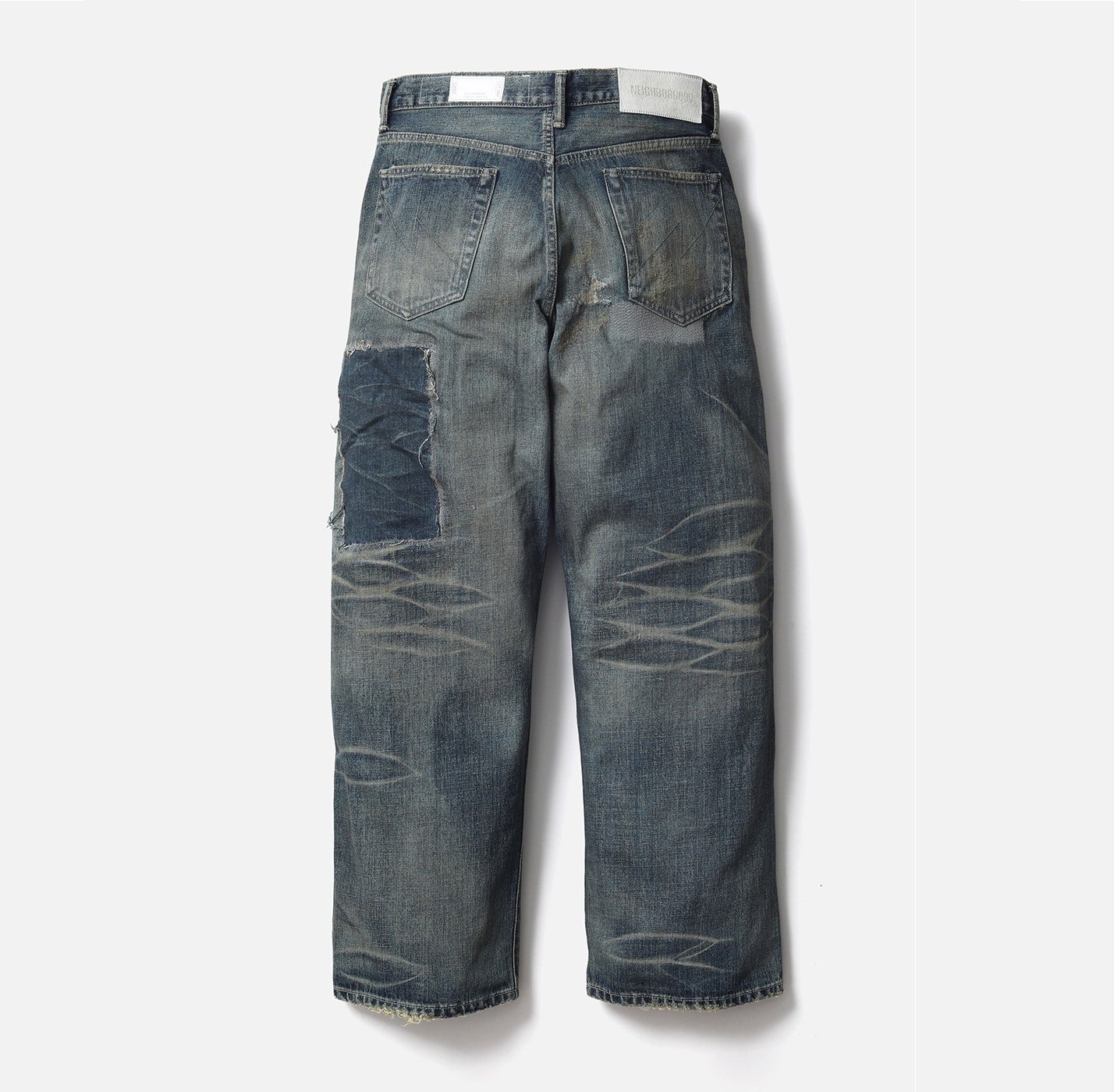 LAST PCS: NEIGHBORHOOD SAVAGE DENIM DP WIDE PANTS - INDIGO PRE ORDER ITEM (預訂中)