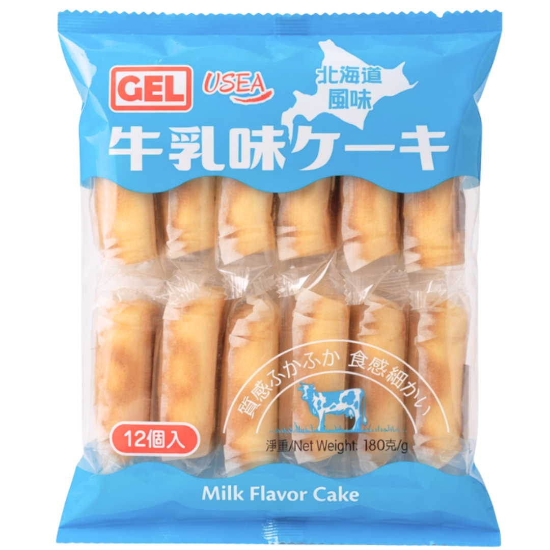 GEL 牛乳味蛋糕180G X 12 (批發)