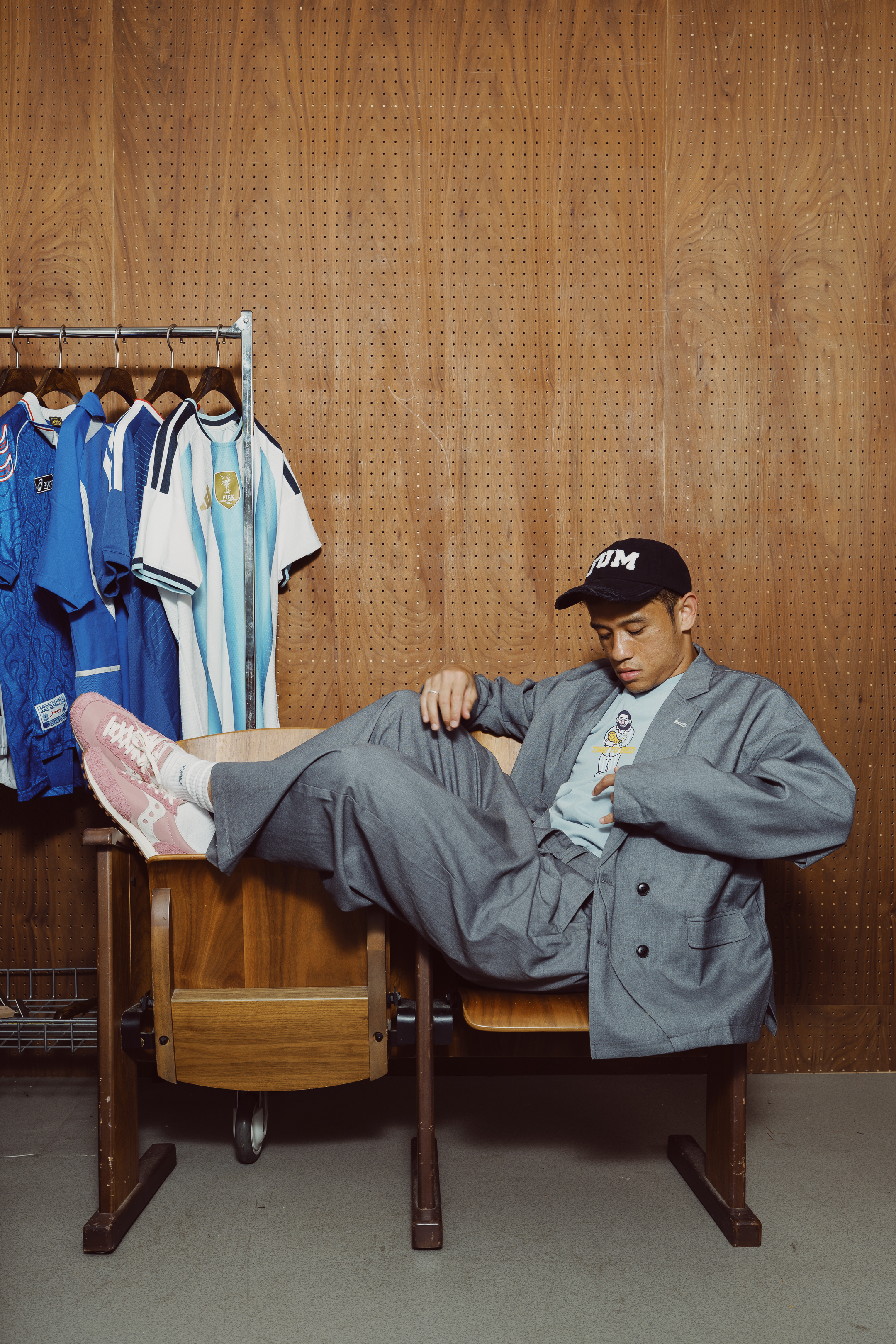 【pre-order】World cup - TIME TO BED tee | Blue