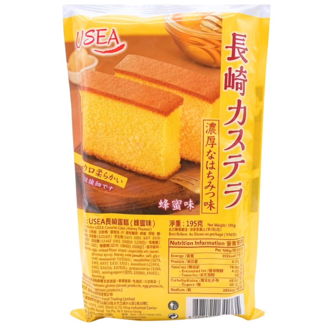 USEA 長崎蛋糕(蜂蜜味) (6片入) 195G X 20 (批發)