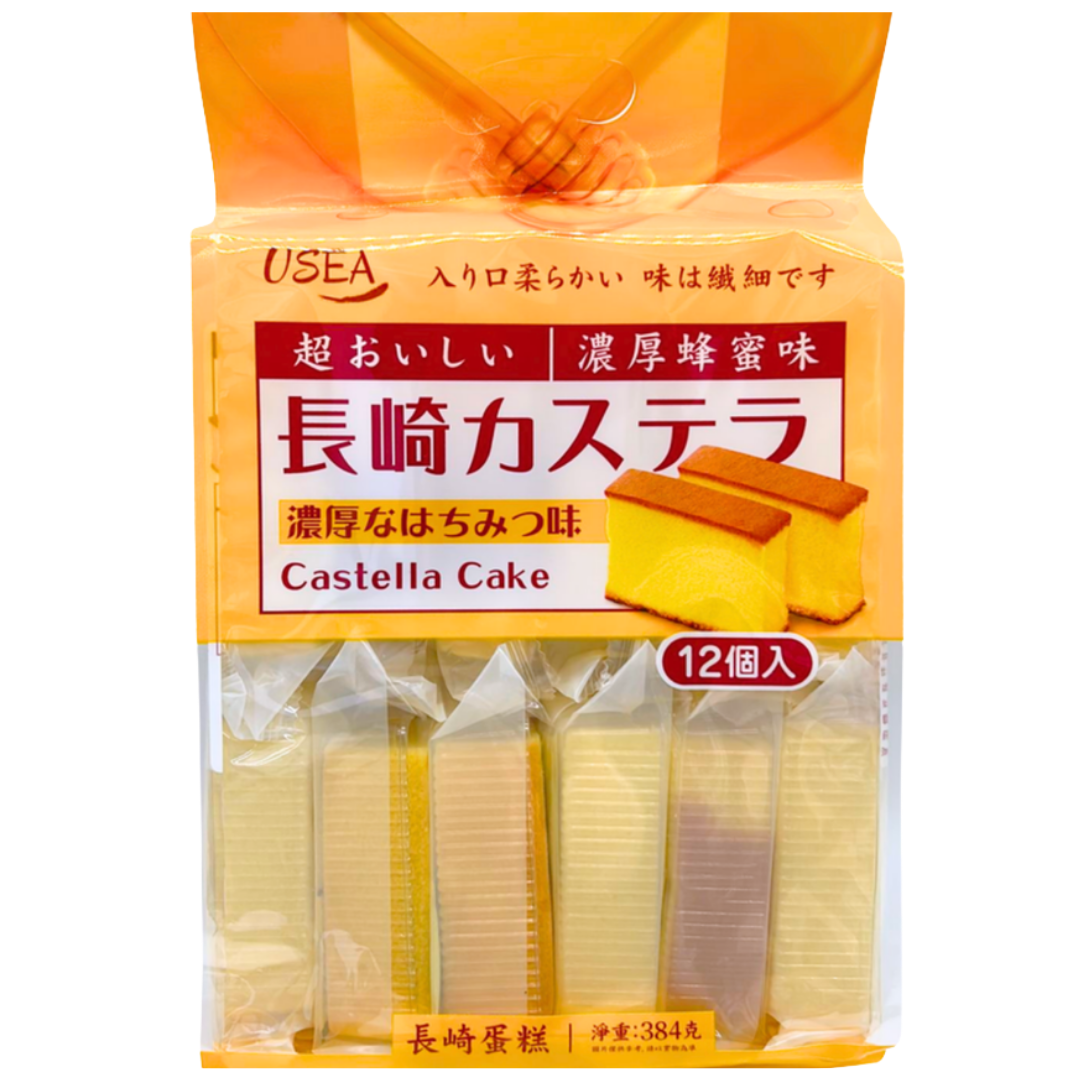 USEA 長崎蛋糕(蜂蜜味) (12片入) 384G X 12 (批發)