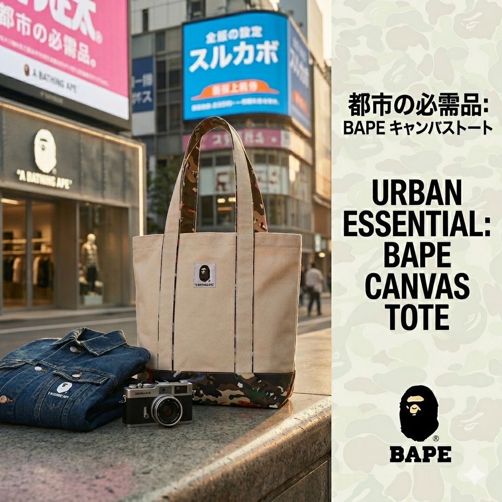 【預購】JM060413 A BATHING APE® 激罕大容量托特包
