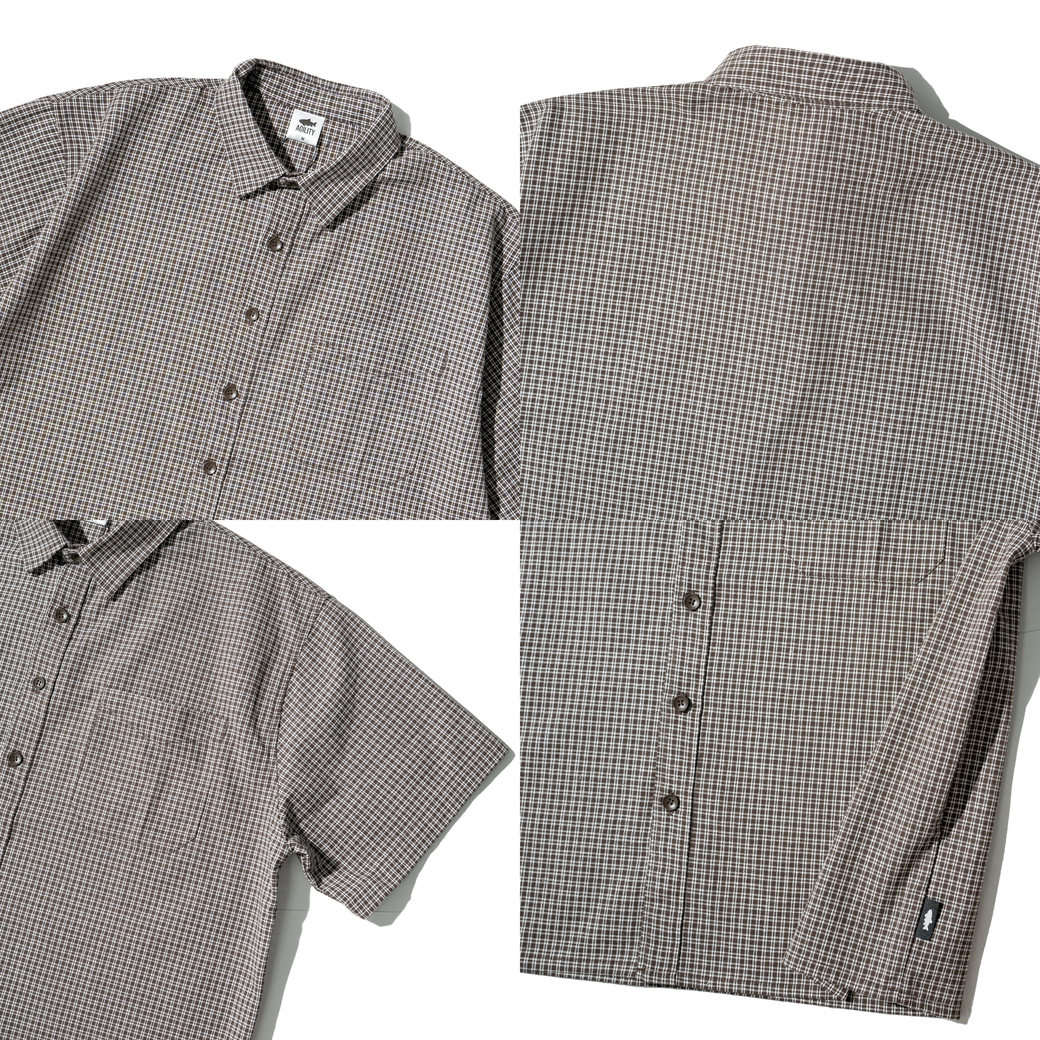 AGILITY Boxy Glen Check Shirts 寬短 格紋襯衫 [SS98]