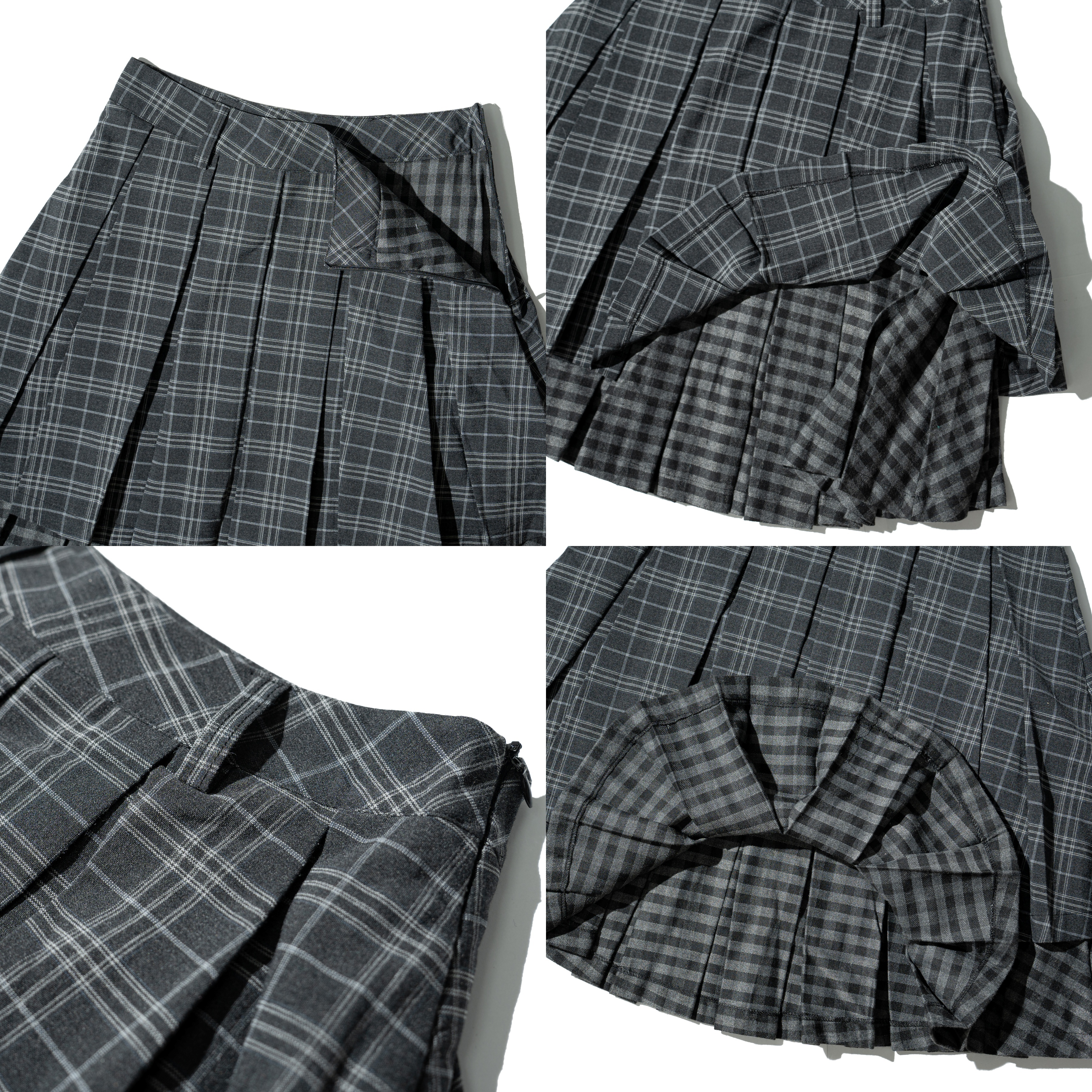 AGILITY MIAO Double Plaid Skirt 雙層格紋裙 [M-SK6]