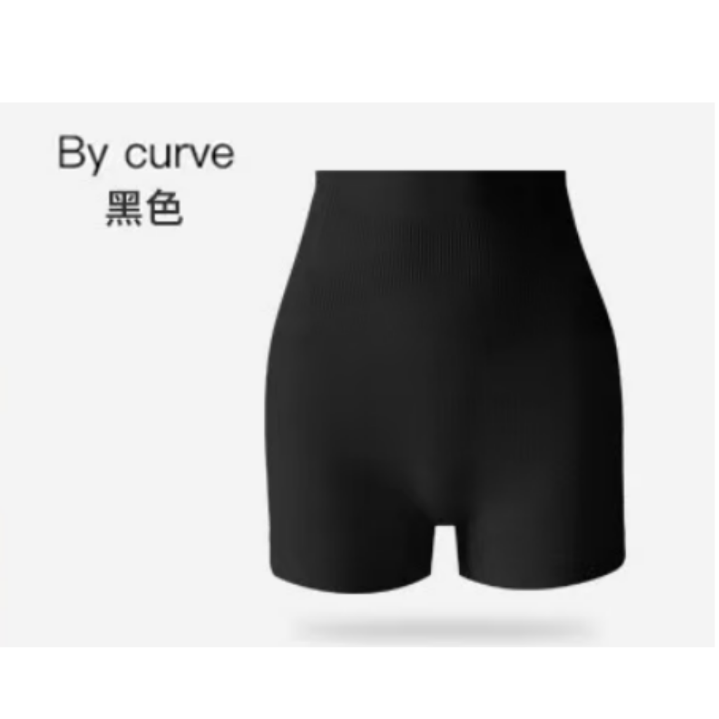 HKCG0605-010 DYH06-裸氨塑形四角安全提臀褲 黑色 (A10M-2XL)