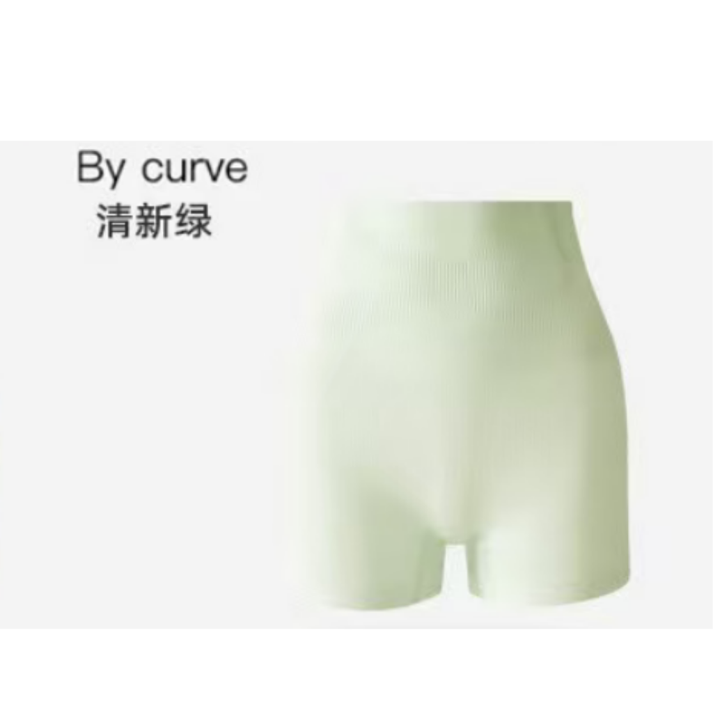 HKCG0605-012 DYH06-裸氨塑形四角安全提臀褲 清新綠 (A12M-2XL)