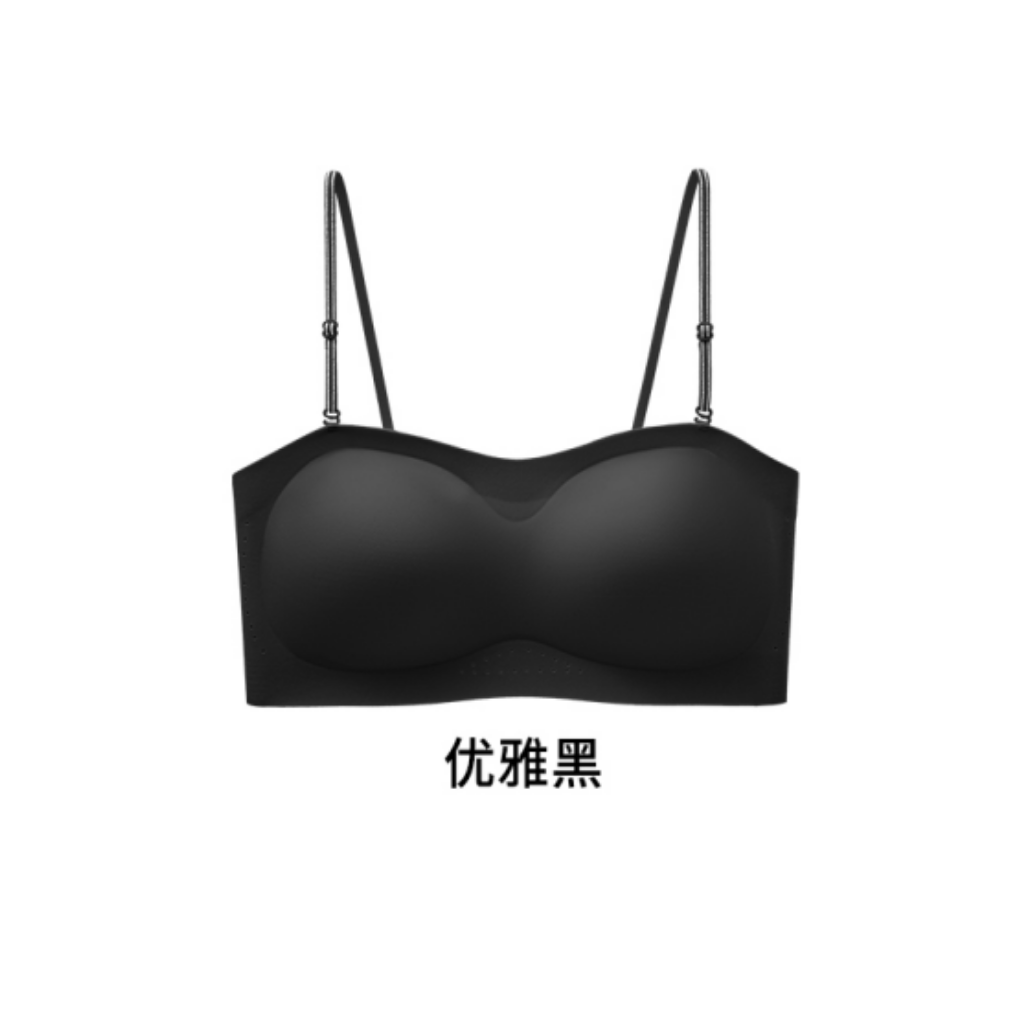 HKCG0605-144 DYH53-10A抗菌萬能氛圍細閃涼感美背內衣 優雅黑 (A144S-XL)