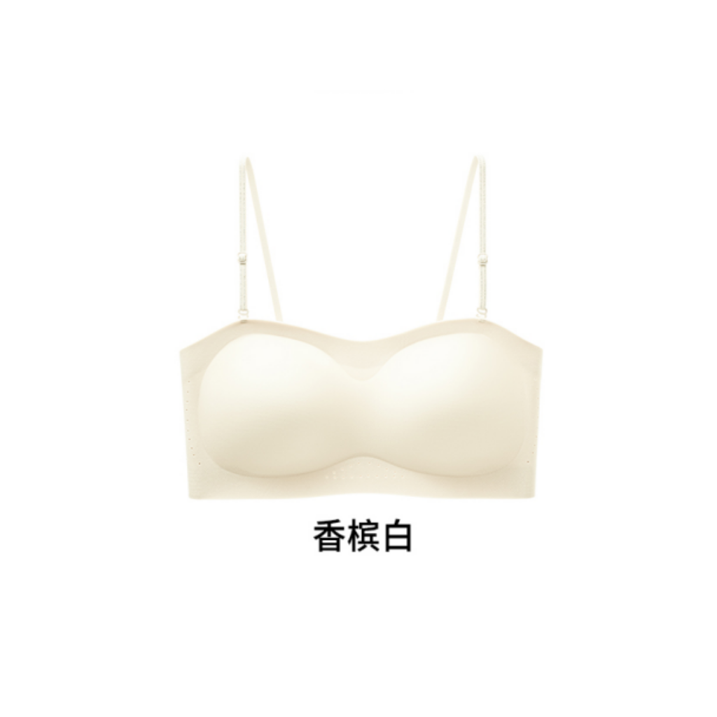 HKCG0605-142 DYH53-10A抗菌萬能氛圍細閃涼感美背內衣 香檳白 (A142S-XL)