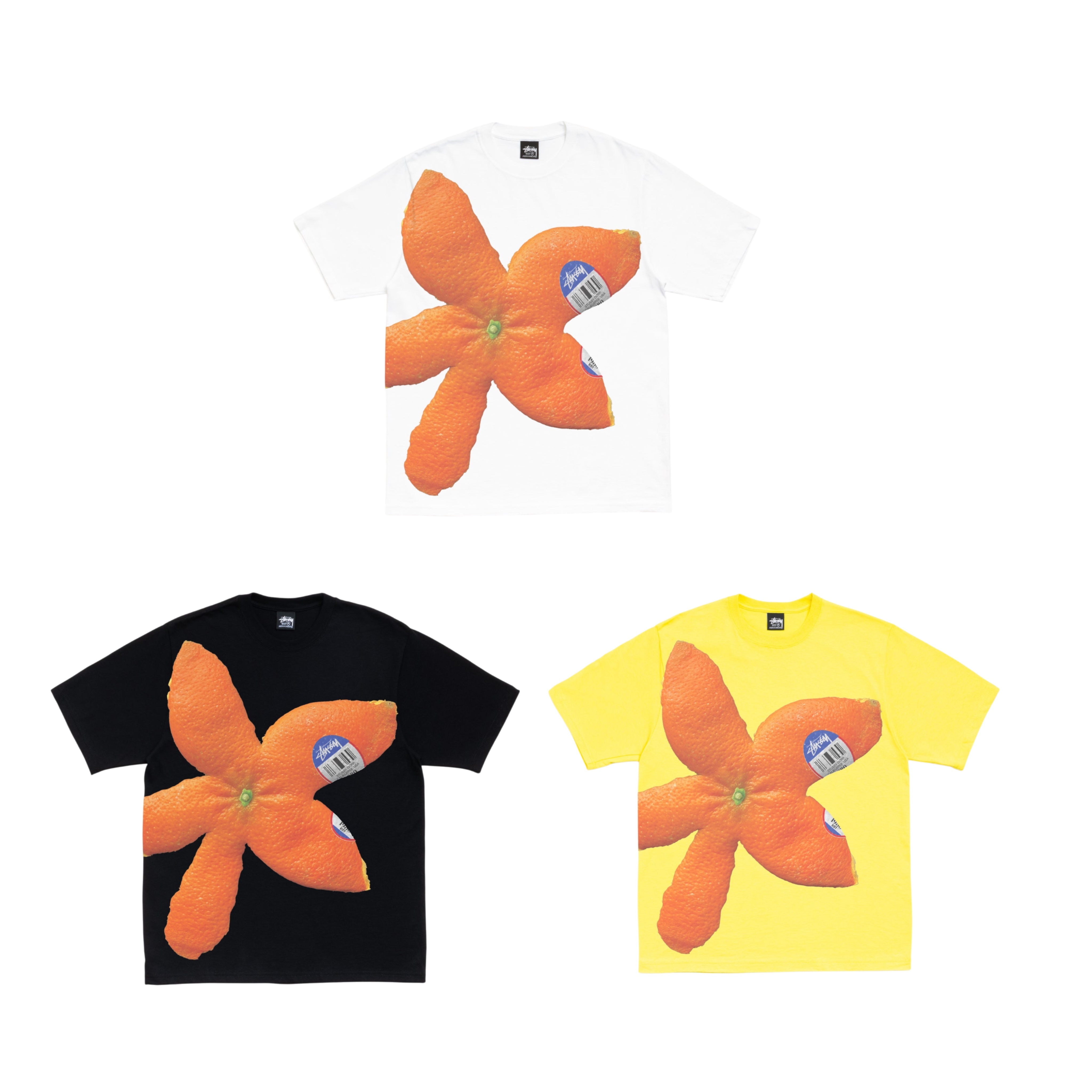 2026SS STUSSY CITRUS TEE 花朵 柑橘 橘子皮 短T 現貨 1905219
