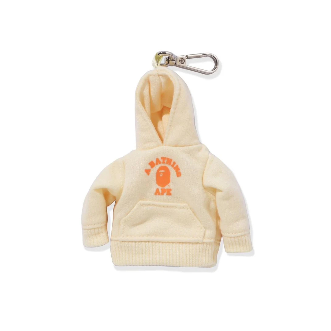 -(C014)-A BATHING APE BAPE COLLEGE APE HEAD PULLOVER HOODIE KEYCHAIN 猿人頭 帽T 鑰匙圈 吊飾 馬卡龍色 粉/藍/黃-1L30282004