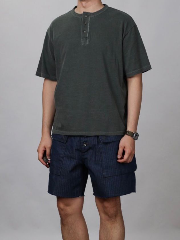 洗水半開胸短袖Tee LBT-026T