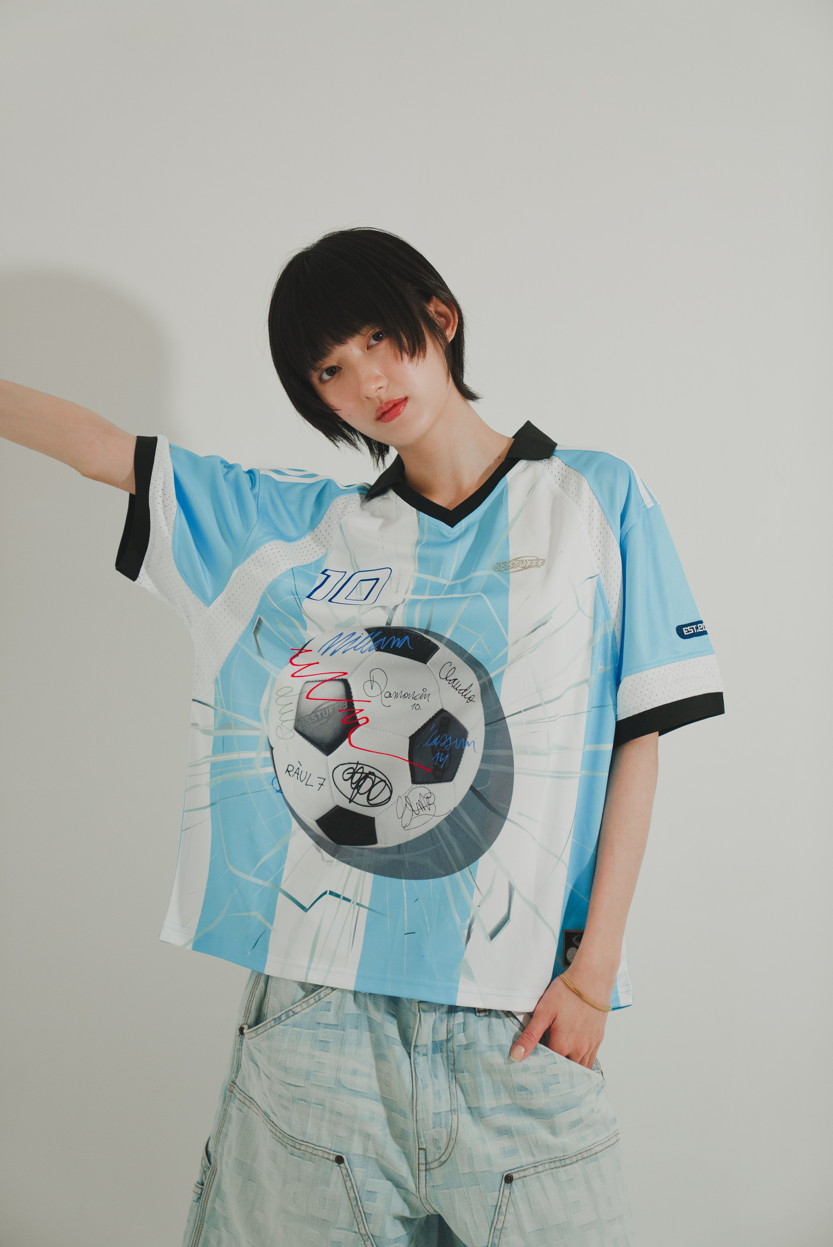 【Focus Store】現貨 SSSTUFFF Not Argentina Football Jersey 不是阿根廷隊 球衣
