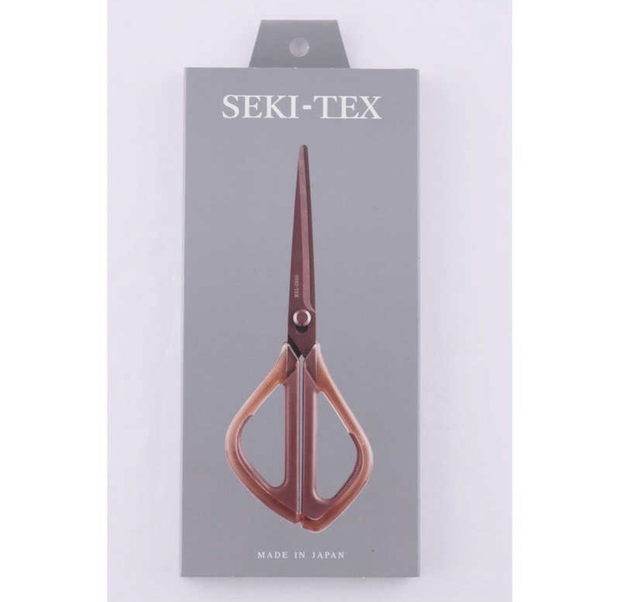 JP SEKI-TEX 2合1 防沾黏開箱剪刀 紅 7550 TK260604