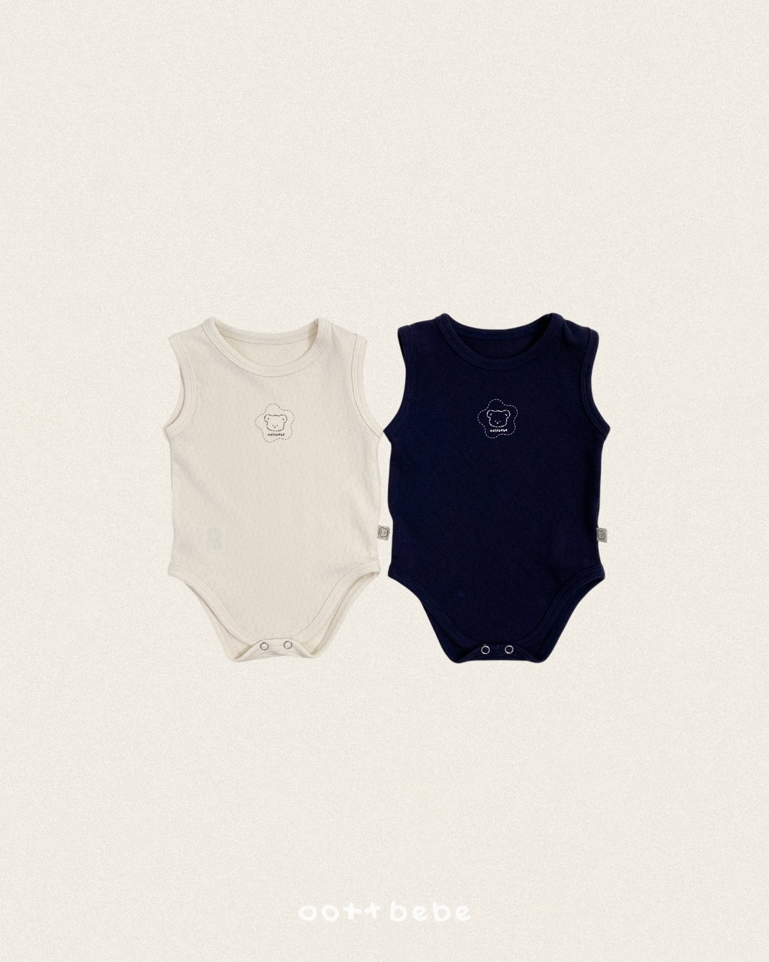 Oott Bebe Cotton Pure Sleeveless Suit