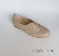 NC20260603-B9-【Recip軟皮工房】日本制 彈力開口圓頭平底鞋-灰白色  跟高1.5cm（含0.5cm低反射軟墊） 本體/牛皮，底部/合成橡膠"