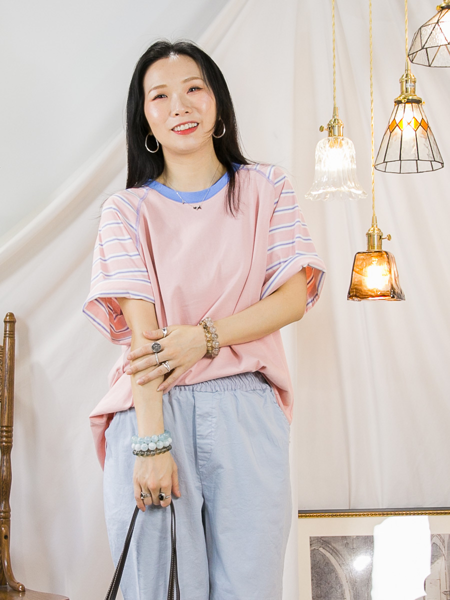 【5/6-7/6限時優惠】手袖橫間．淨色 COTTON料TOP