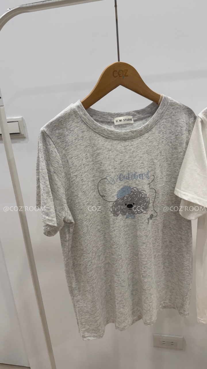 捲捲毛狗涼感Tee(中版) 2colors _W0371