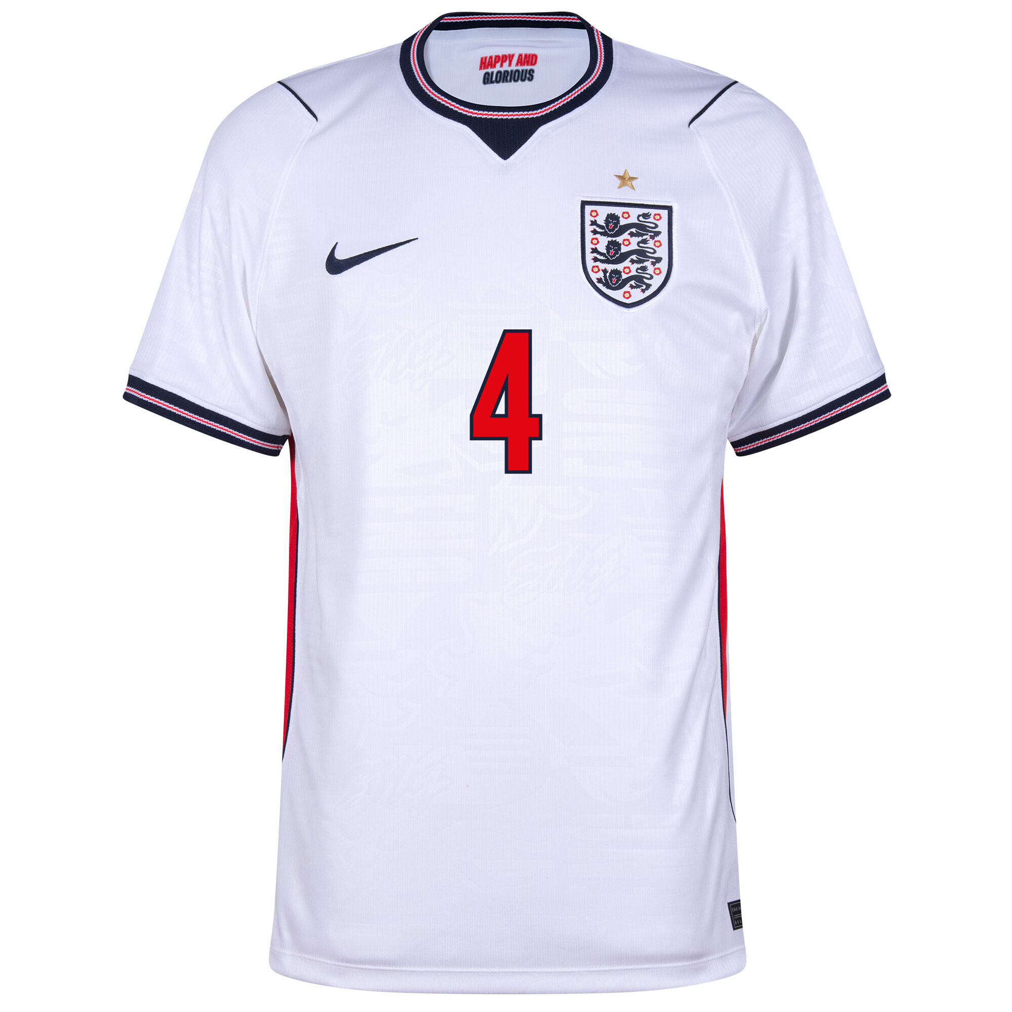 2026 England Home Shirt with Nameset