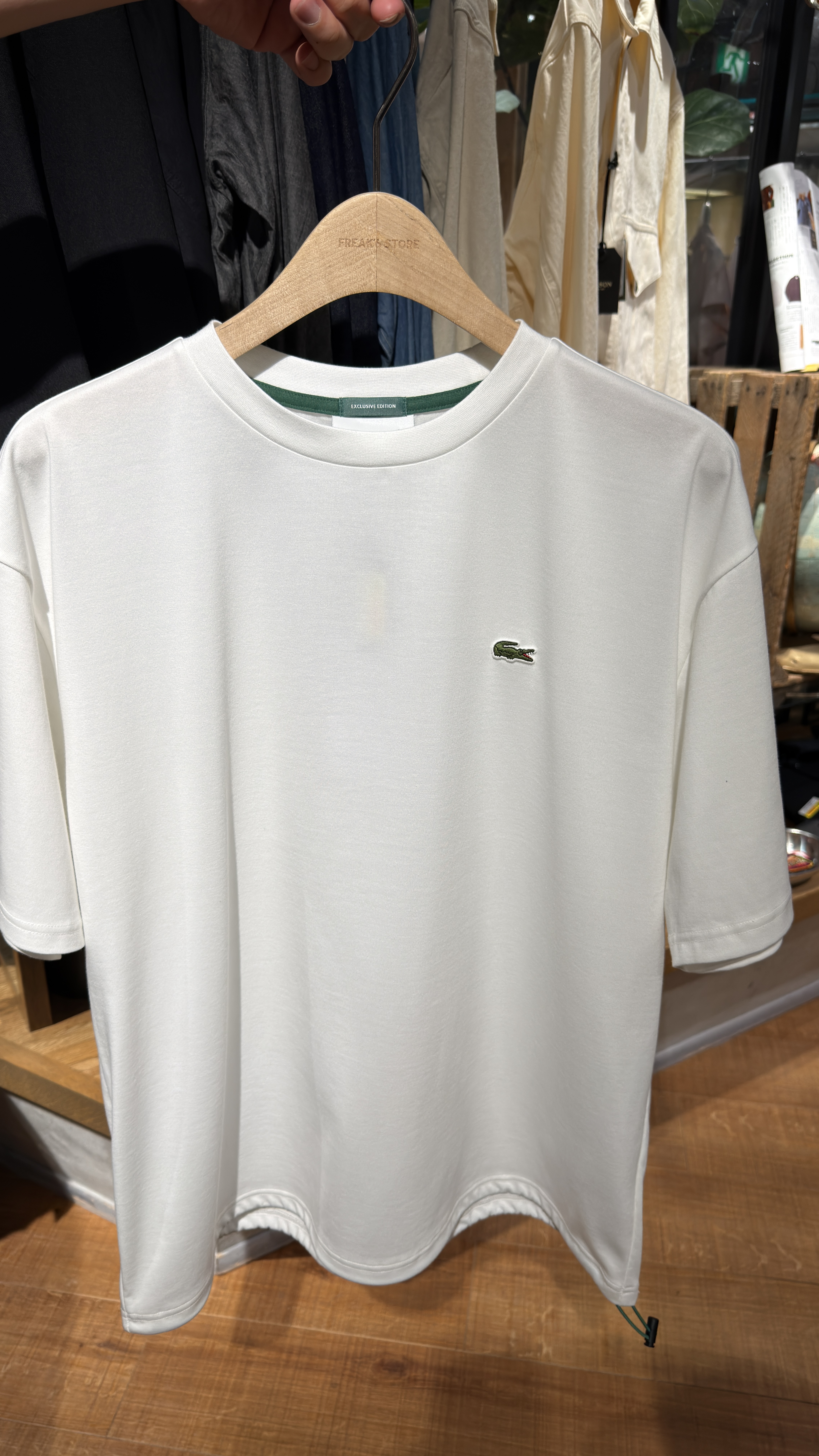 【日本限時連線🇯🇵  6/6 早上10:00（台灣時間） 準時收單 ✈️ 】Lacoste 胸前鱷魚 抽繩 短tee 寬鬆版型
