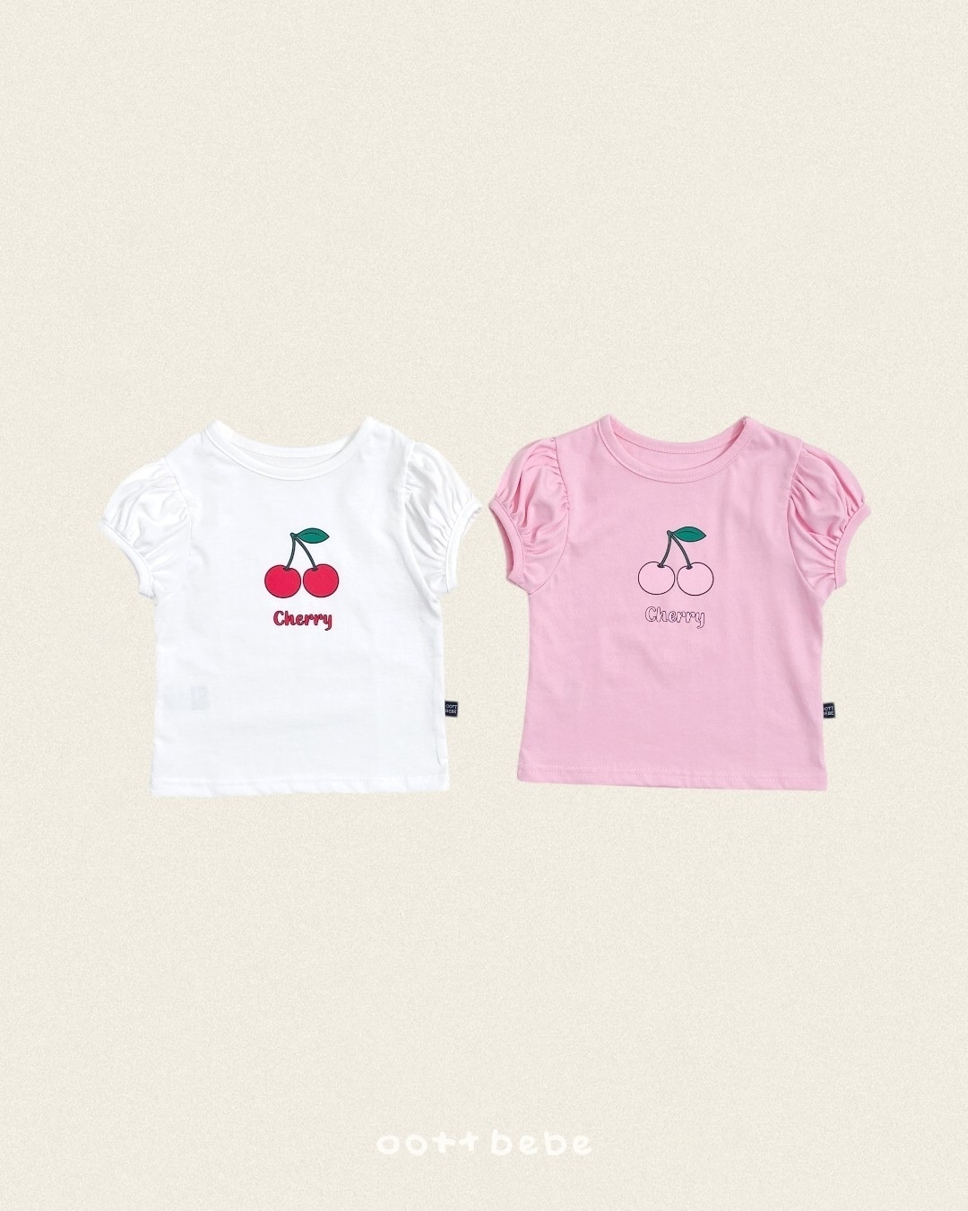 Oott Bebe Cherry Puff Tee
