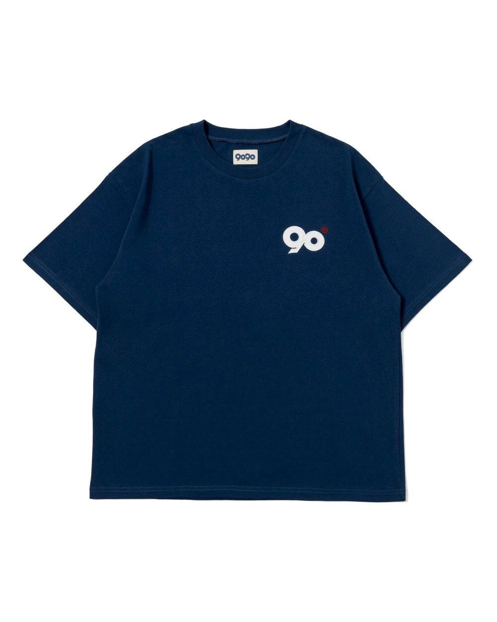 【9090】0606發售新品 90 Logo Tee（Blue×White）
