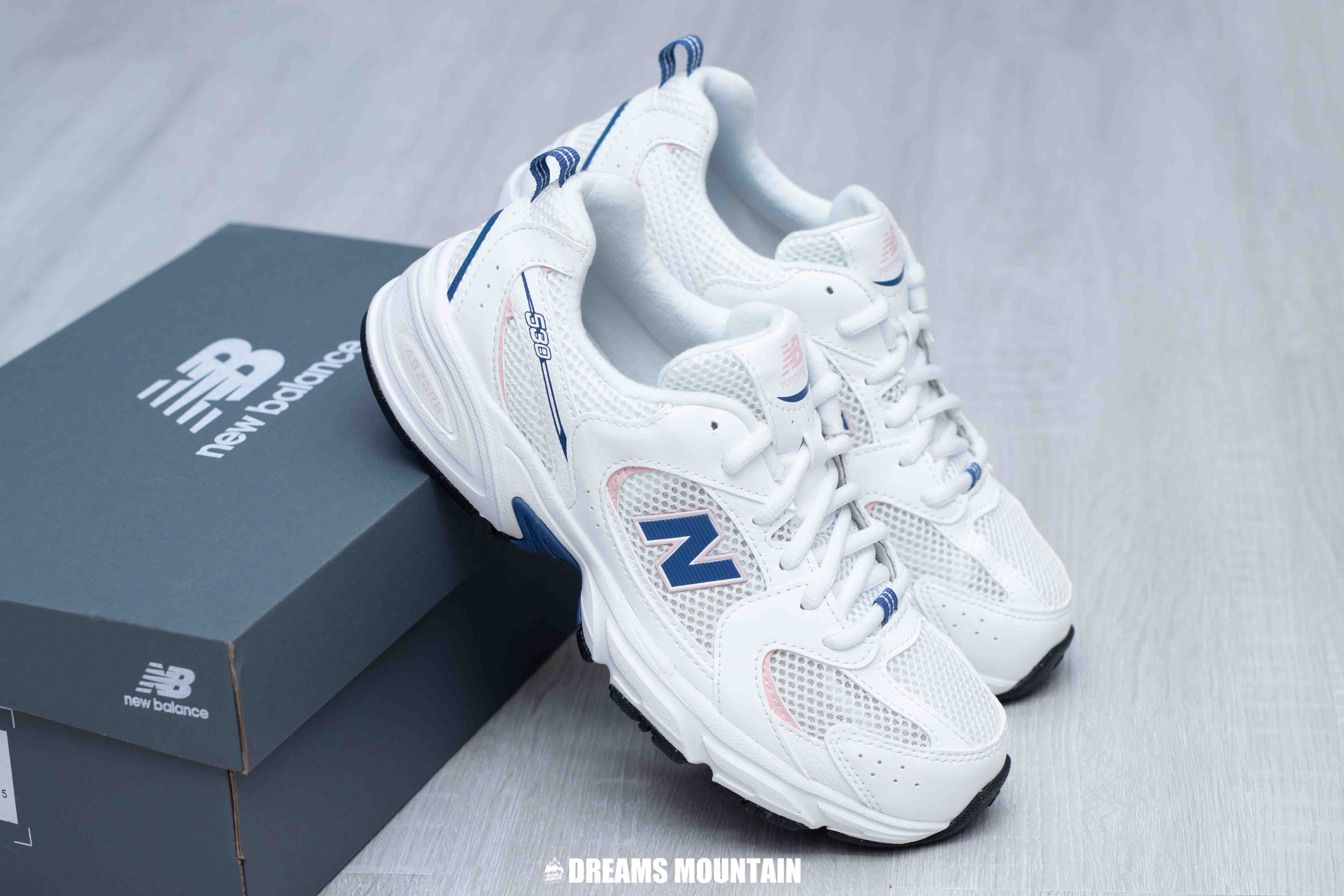 【預訂】NEW BALANCE 530 白藍粉-GS