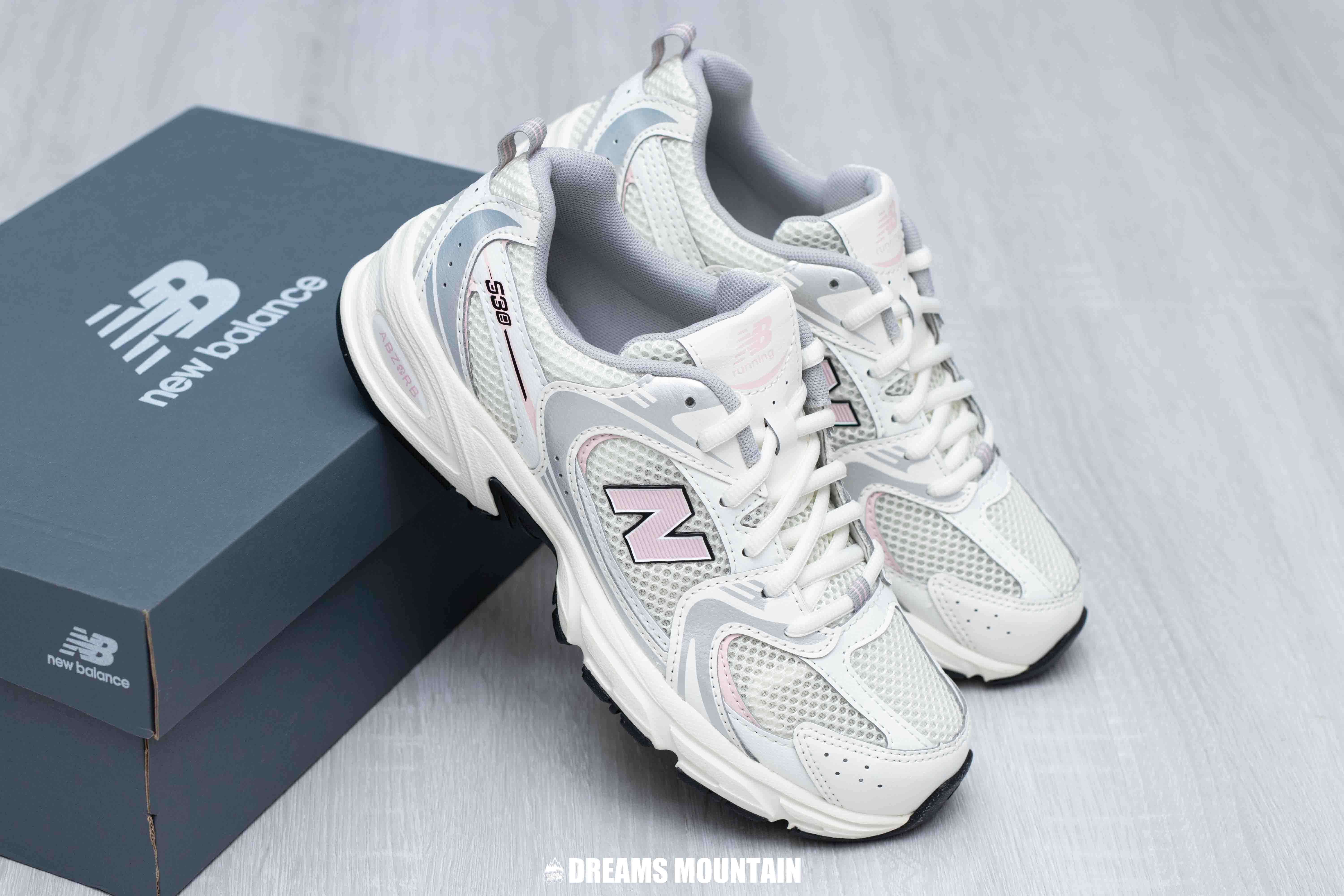 【預訂】NEW BALANCE 530 奶油灰粉-GS