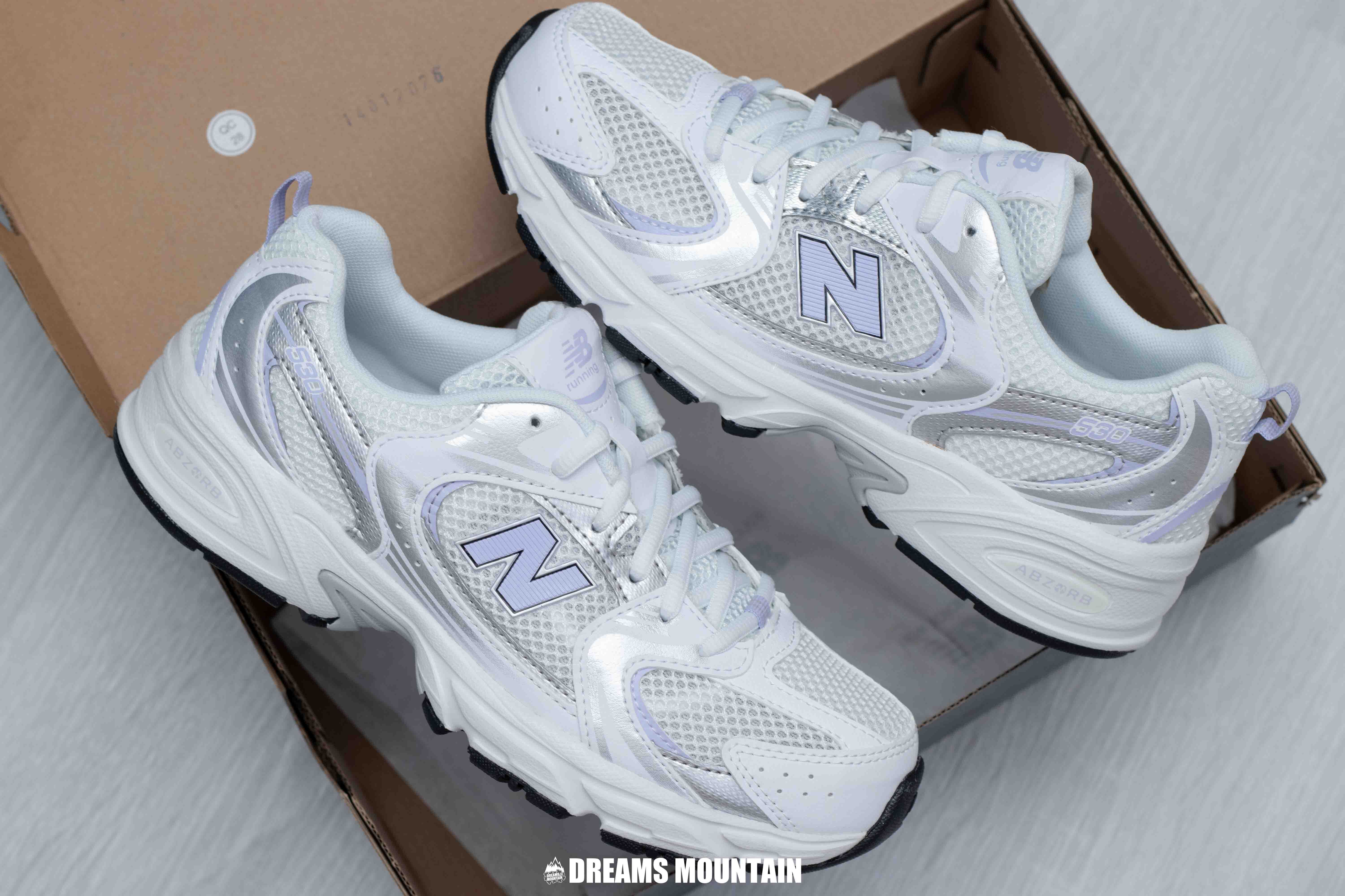 【預訂】NEW BALANCE 530 白粉紫銀-GS