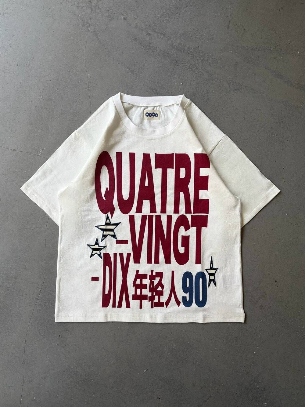 【9090】0606發售新品 QUATRE-VINGT Tee