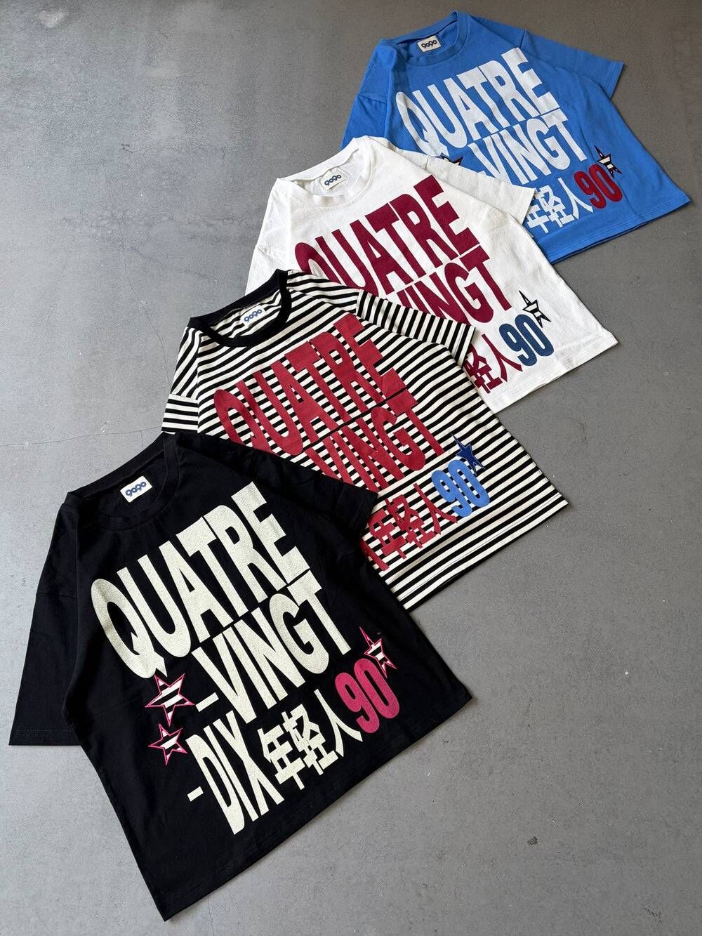 【9090】0606發售新品 QUATRE-VINGT Tee